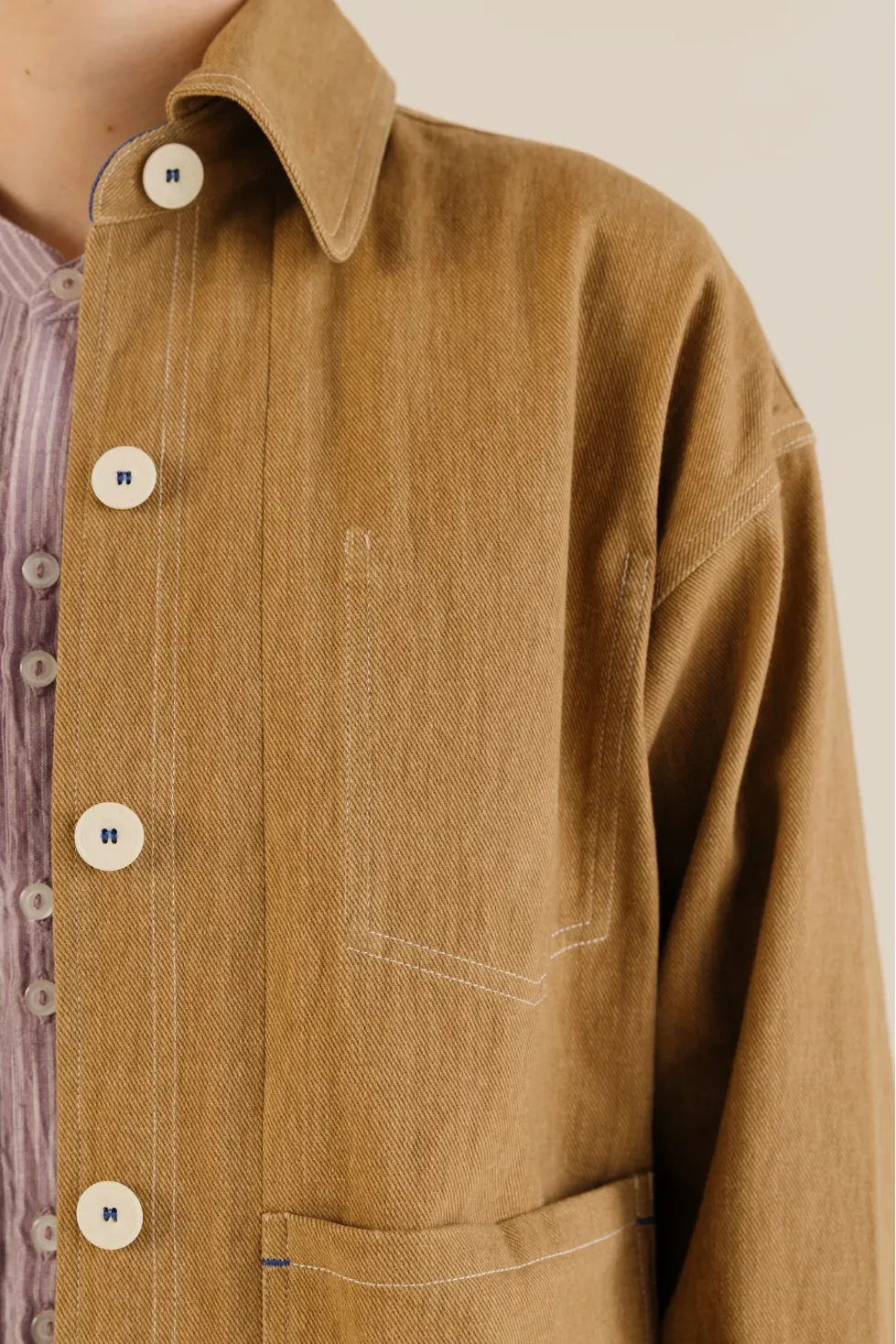 Sideline | Josie Jacket - Toffee Denim sold by Folk product image thumbnail 3