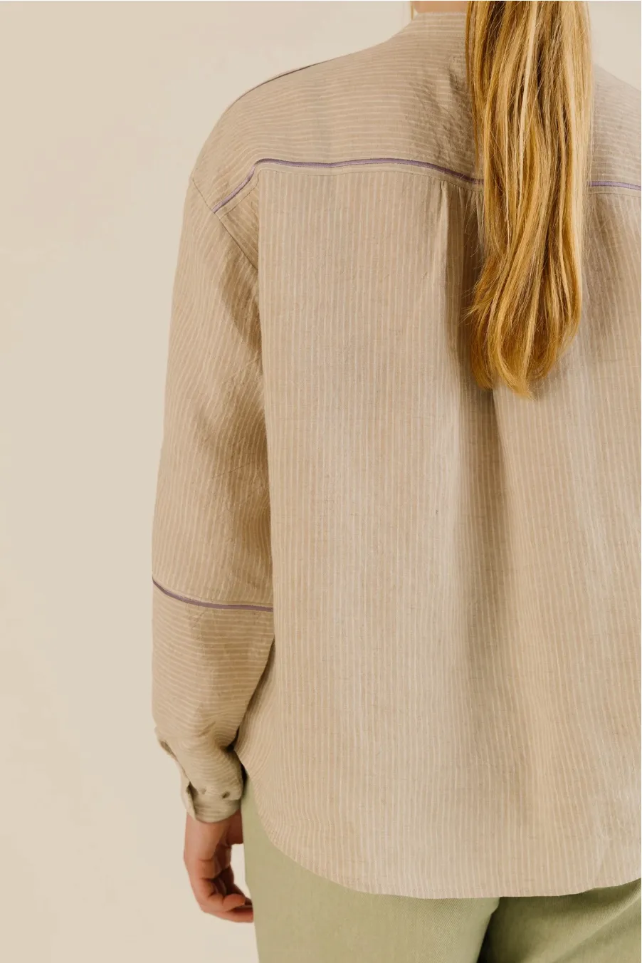 Sideline | Willow Shirt - Oat sold by Folk product image thumbnail 2