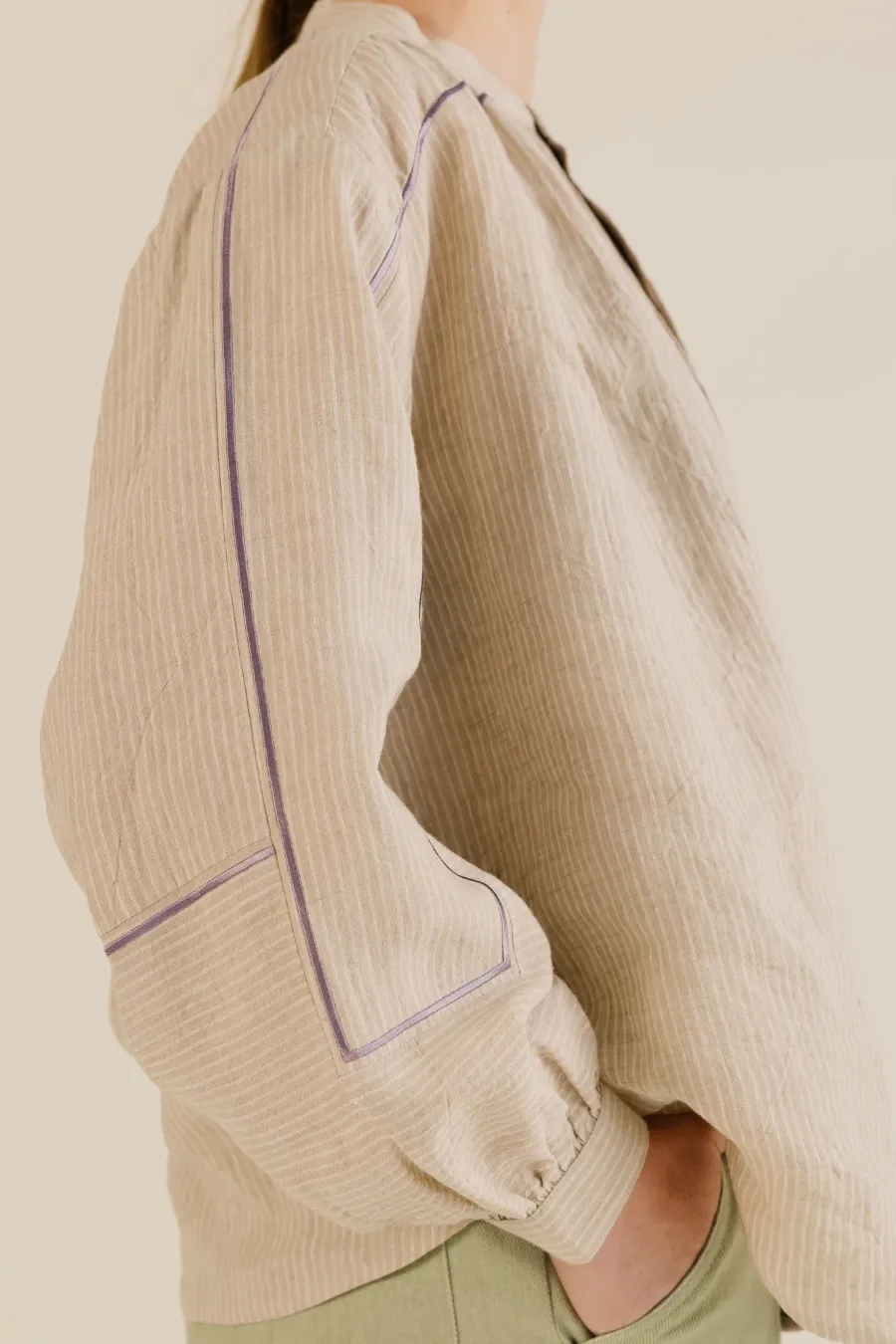 Sideline | Willow Shirt - Oat sold by Folk product image thumbnail 3