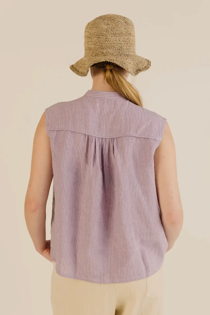 Sideline | Deli Shirt - Lilac sold by Folk product image thumbnail 3