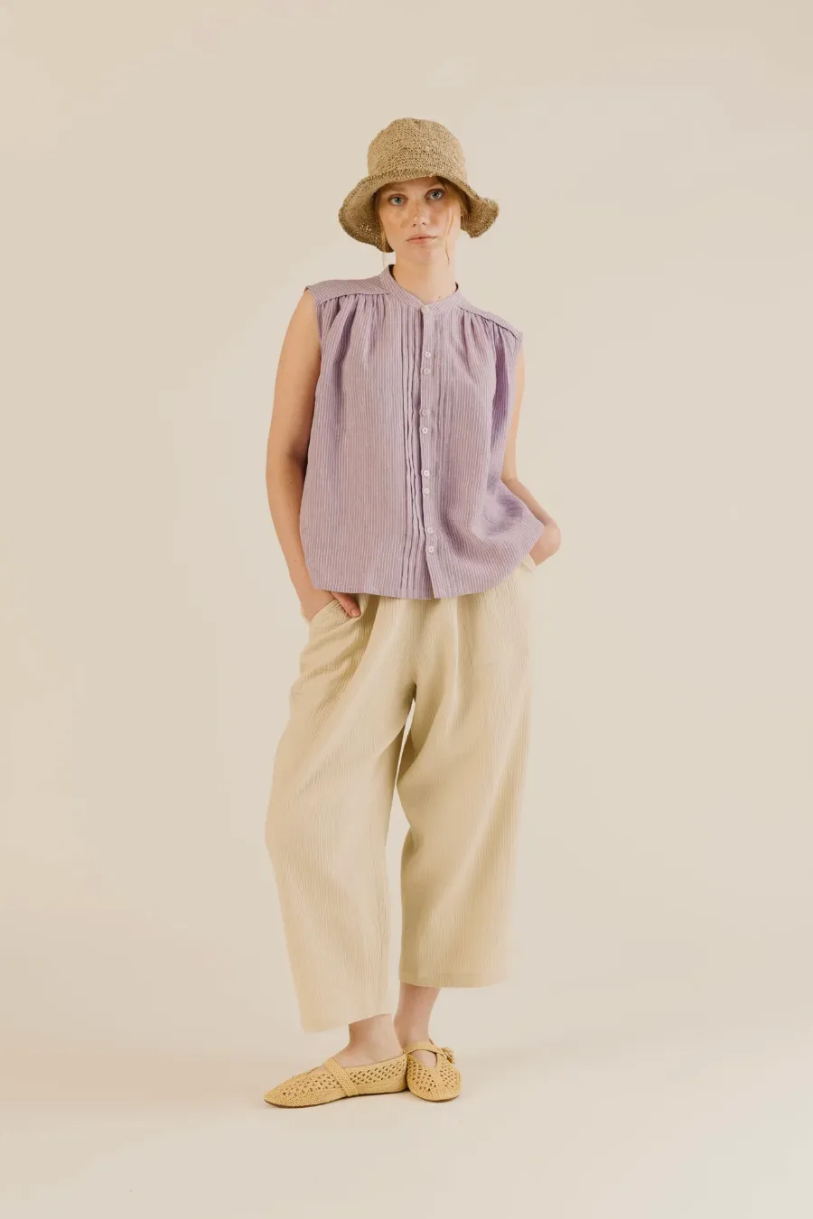 Sideline | Deli Shirt - Lilac sold by Folk