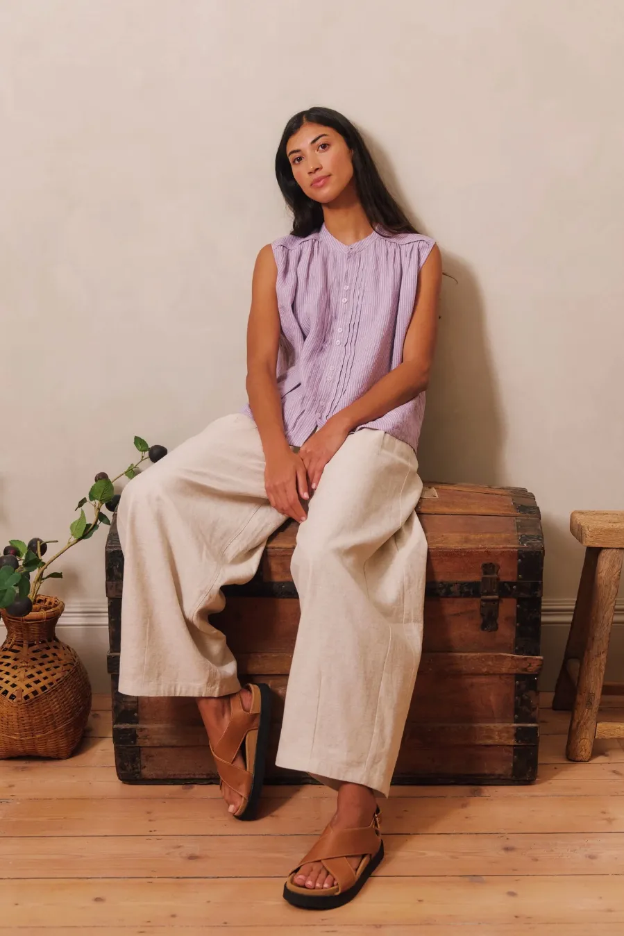 Sideline | Deli Shirt - Lilac sold by Folk product image thumbnail 5