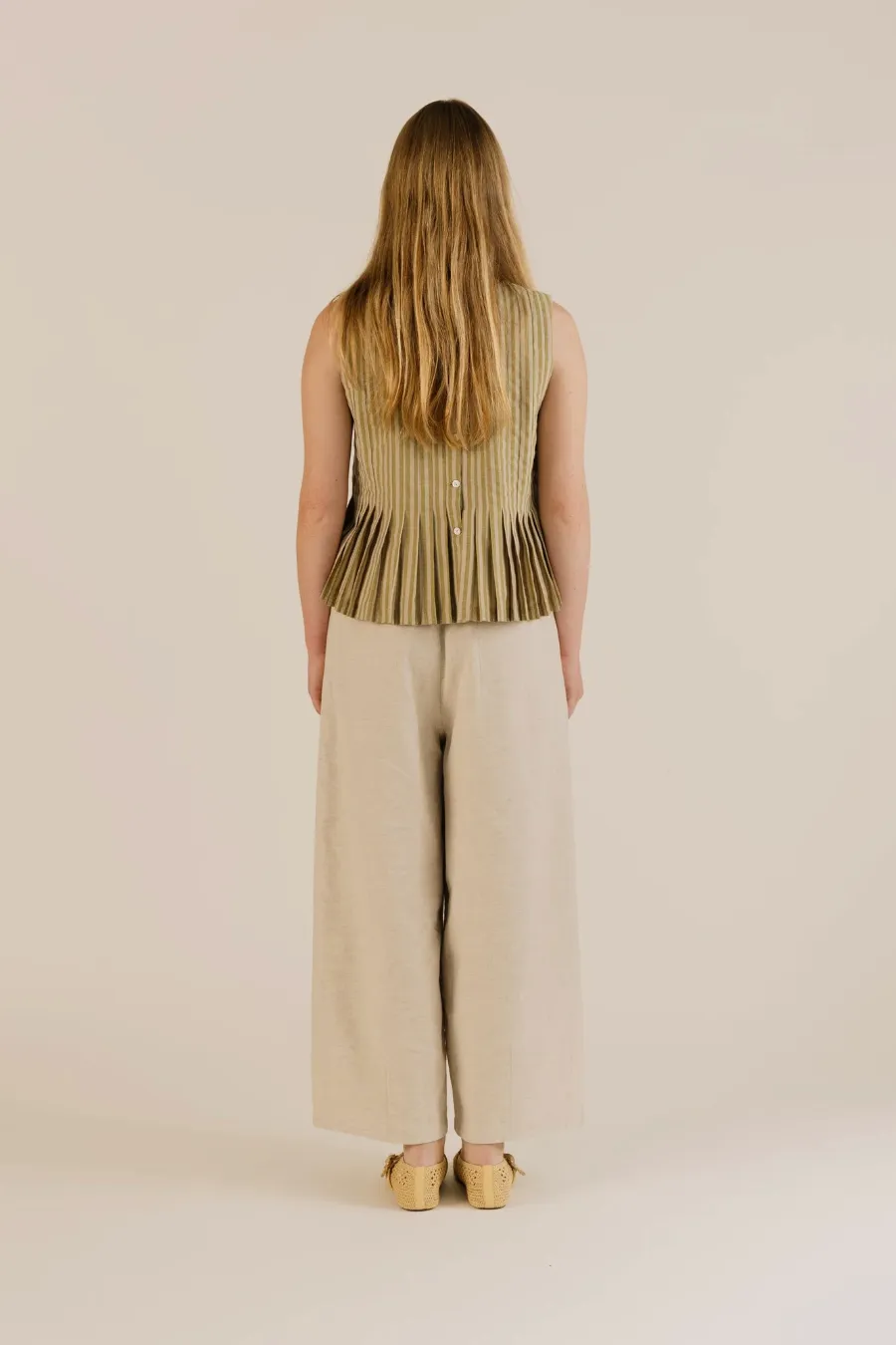 Sideline | Leila Trousers - Oat sold by Folk product image thumbnail 5