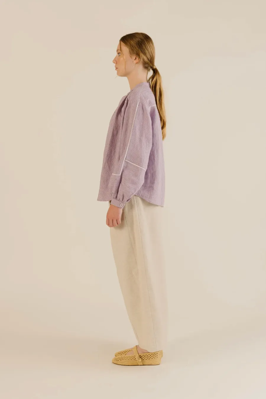 Sideline | Leila Trousers - Oat sold by Folk product image thumbnail 3