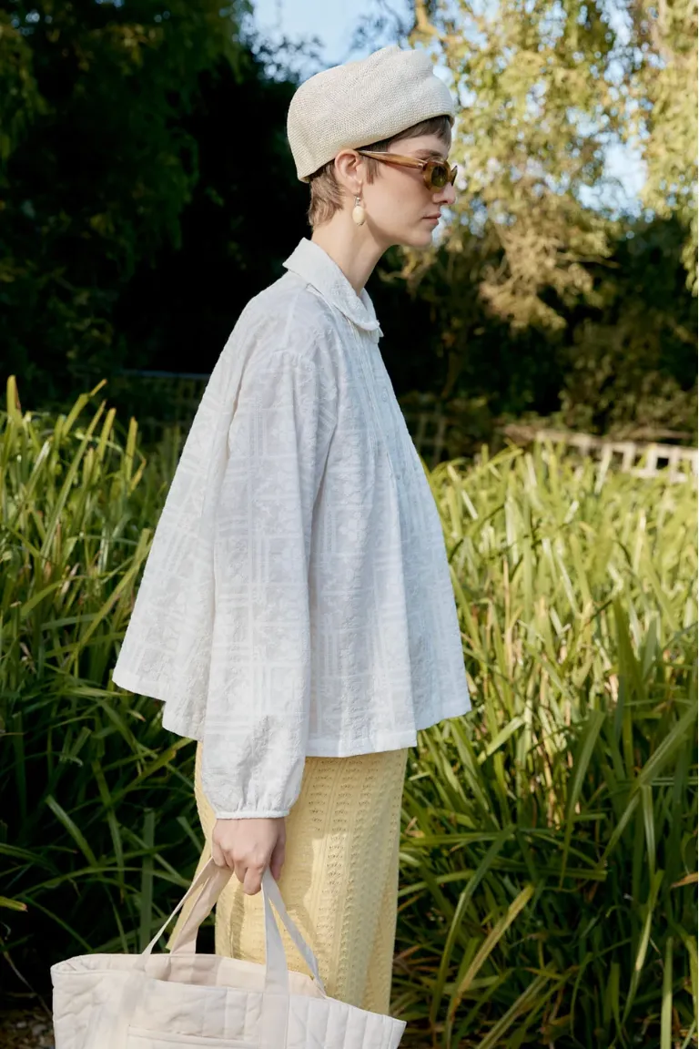 Cawley | Jessie Shirt - Ivory sold by Folk product image thumbnail 3