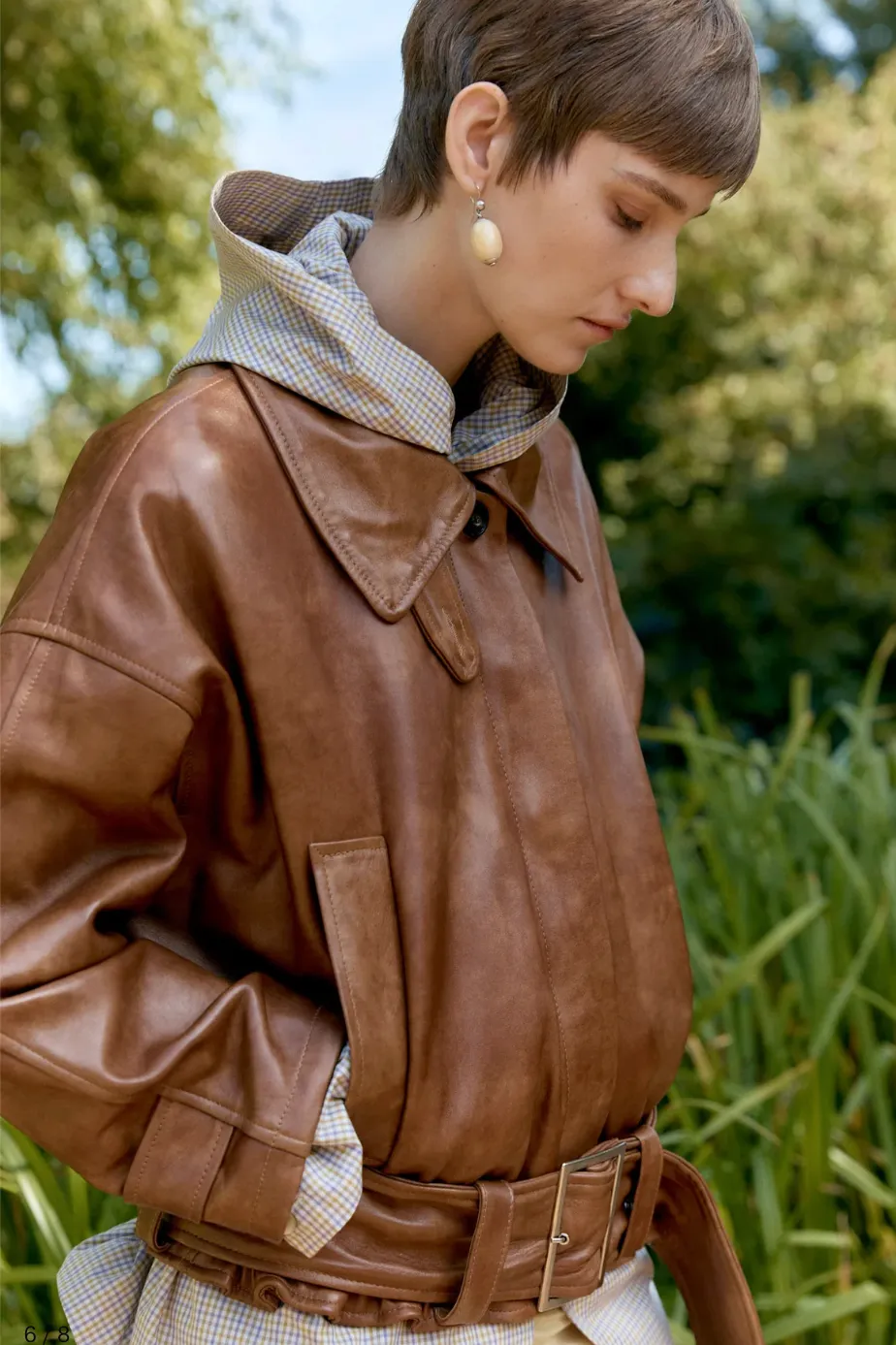 Cawley | Holborn Leather Nara Jacket sold by Folk product image thumbnail 3