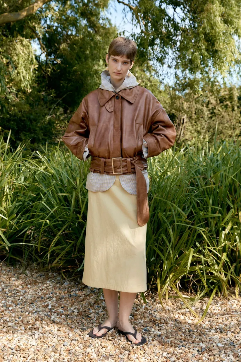 Cawley | Holborn Leather Nara Jacket sold by Folk