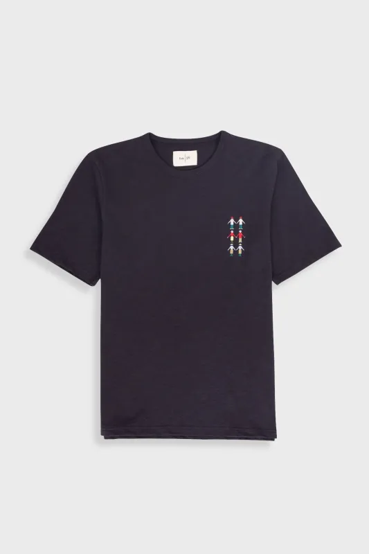 People T-Shirt - Soft Black Multi made by Folk