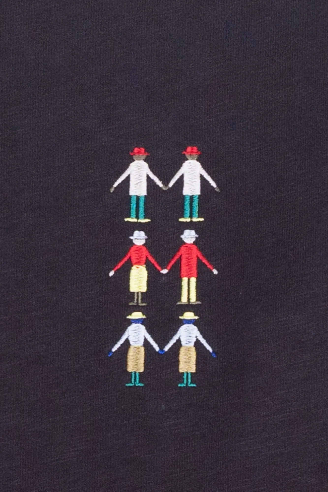 People T-Shirt - Soft Black Multi sold by Folk product image thumbnail 3