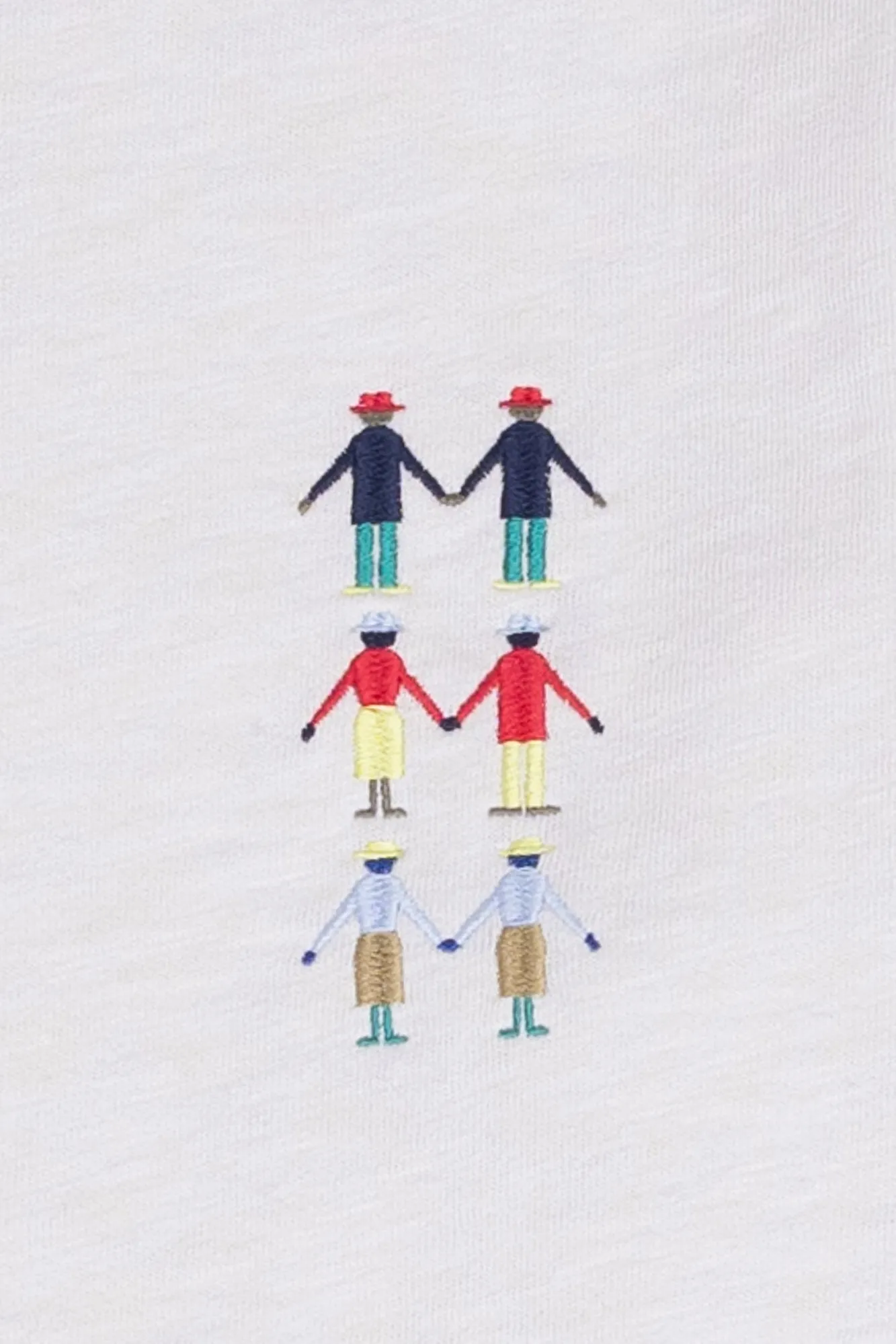 People T-Shirt - Off White Multi sold by Folk product image thumbnail 3