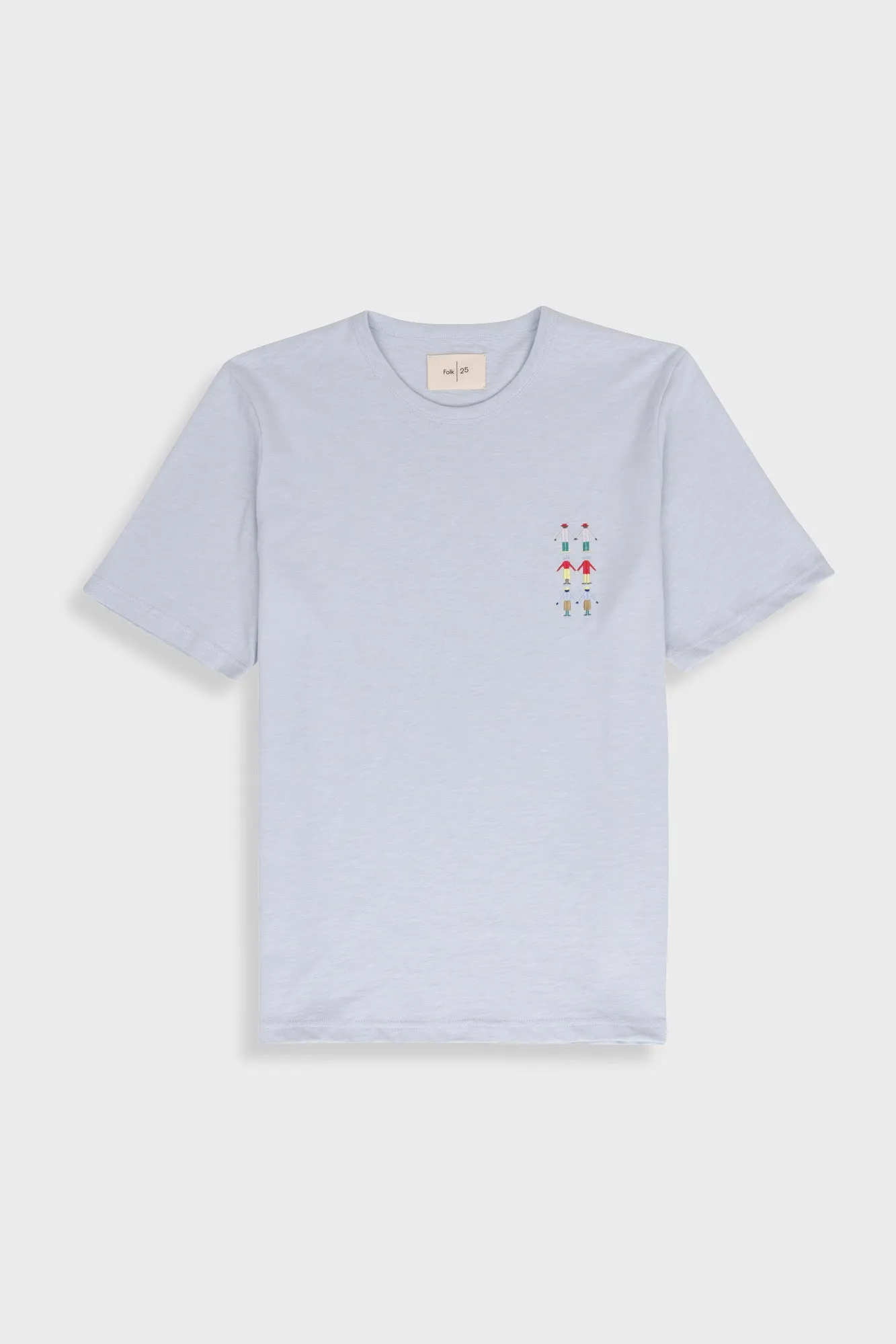People T-Shirt - Soft Blue sold by Folk