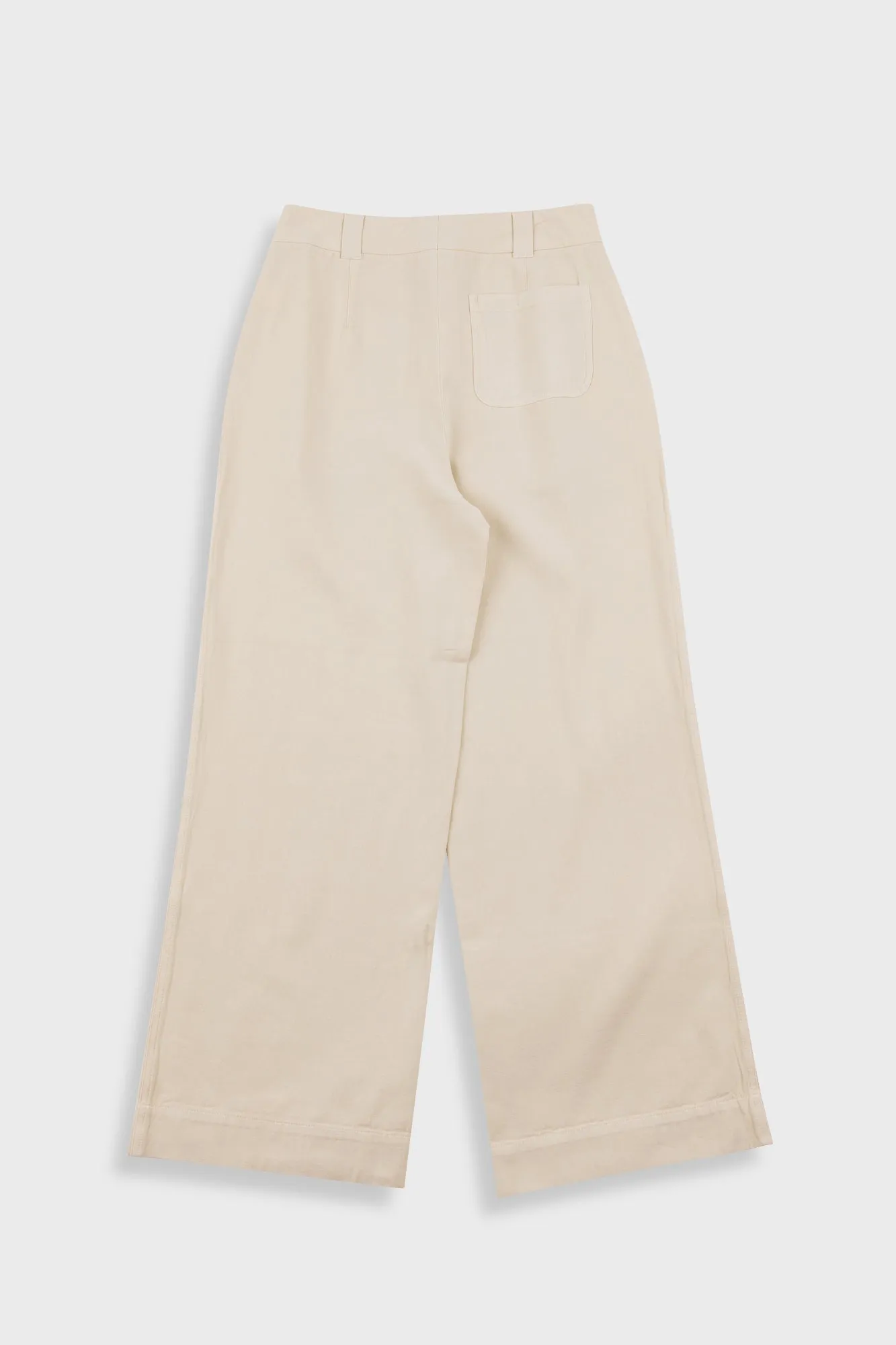 Pleated Pant - Stone Canvas sold by Folk product image thumbnail 3