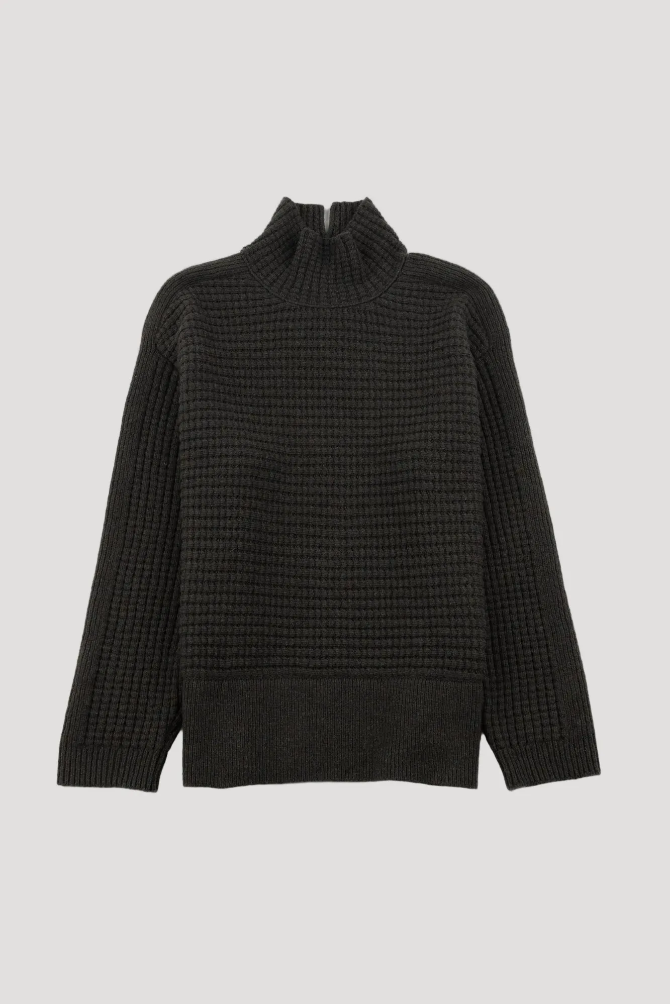 Funnel Neck Jumper - Dark Forest Green sold by Folk