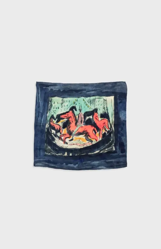 Pocket Square - Carousel Multi | Folk x Goss Brothers made by Folk
