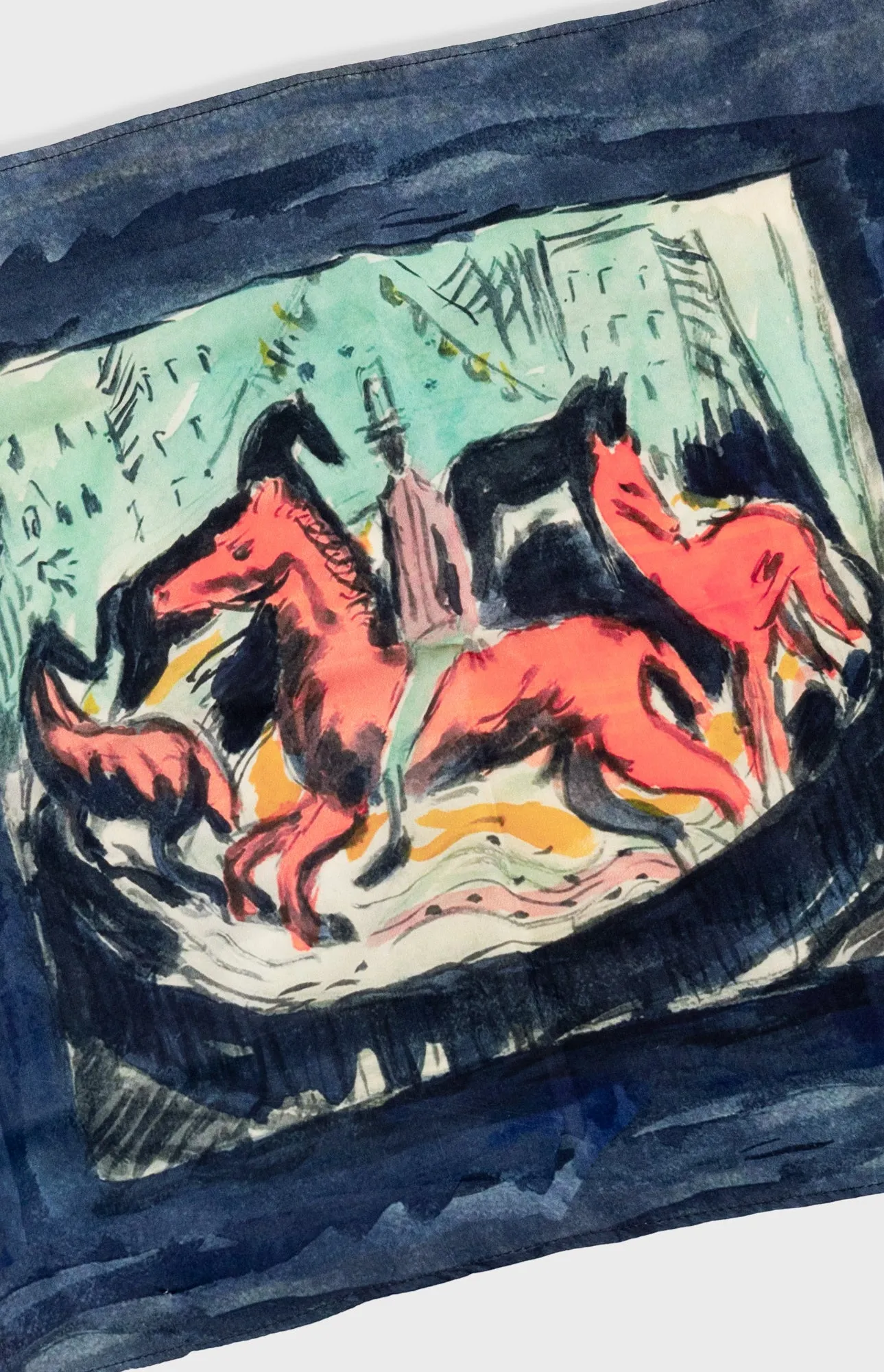Pocket Square - Carousel Multi | Folk x Goss Brothers sold by Folk product image thumbnail 2