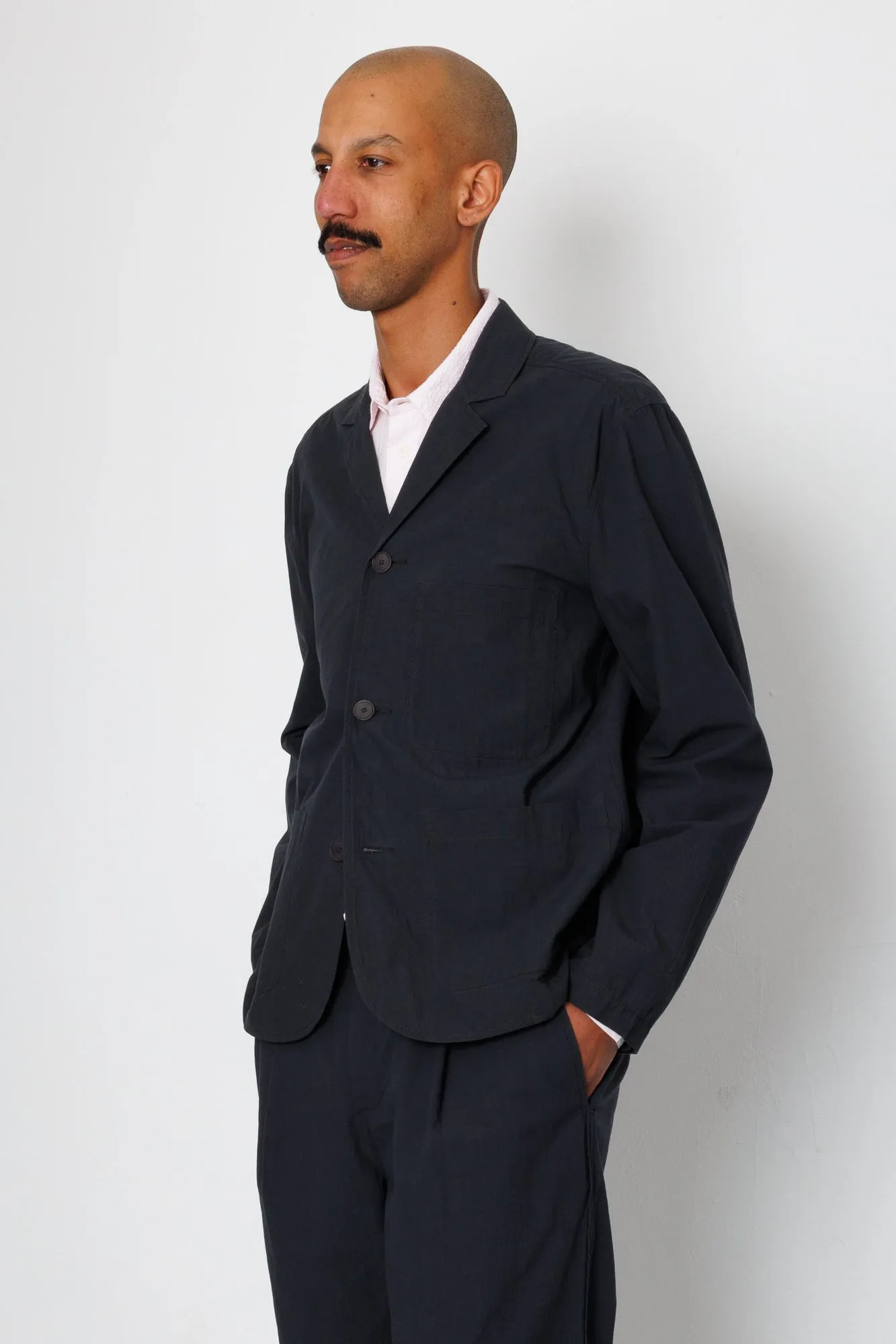 Wide Fit Blazer - Charcoal sold by Folk product image thumbnail 3
