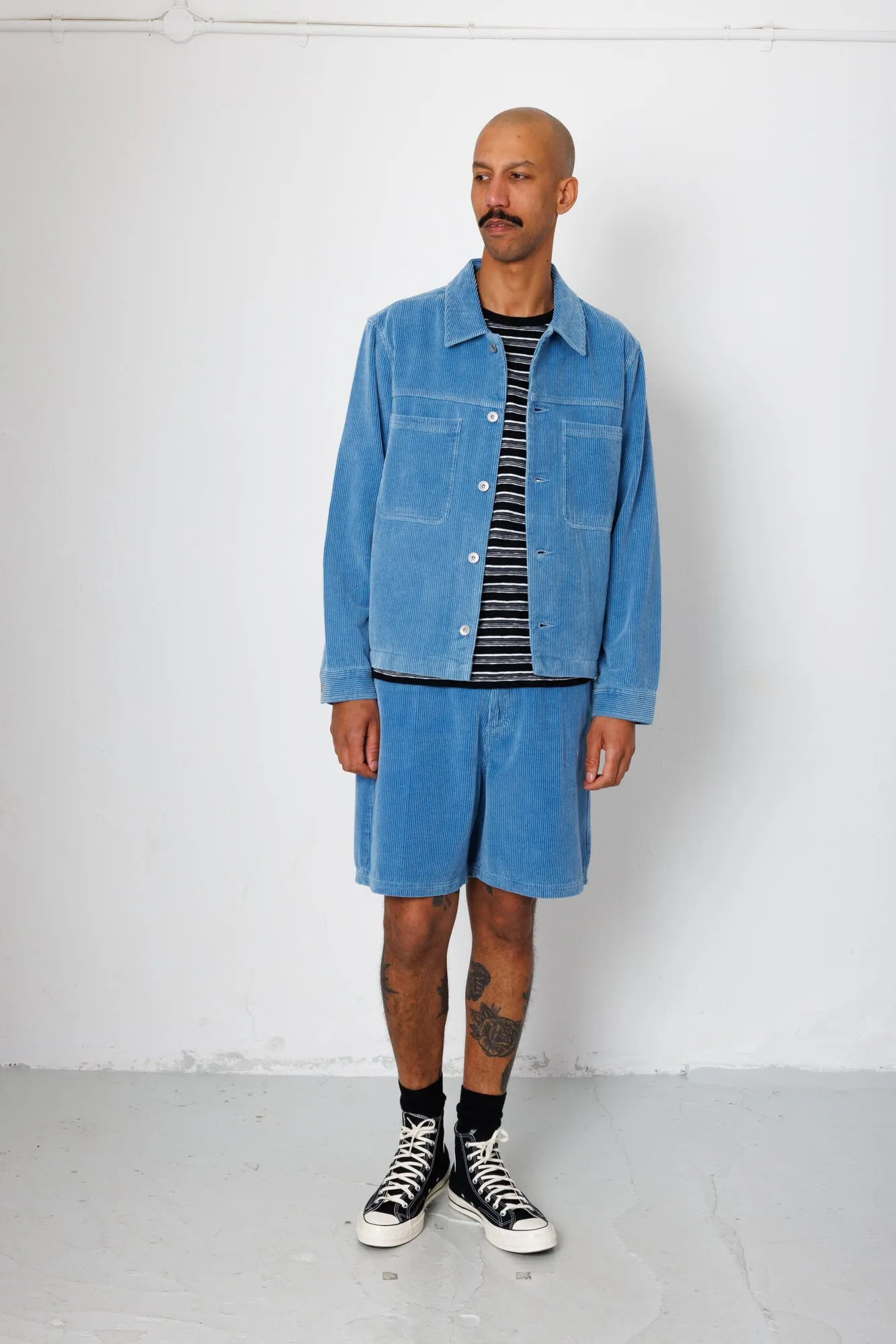 Zaki Jacket - Soft Blue Cord sold by Folk product image thumbnail 2