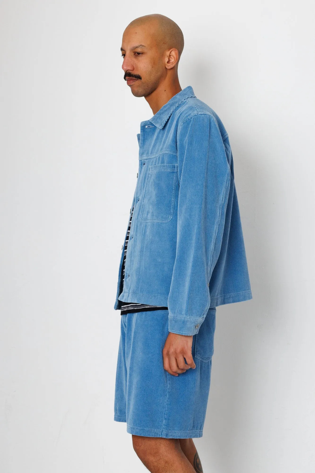 Zaki Jacket - Soft Blue Cord sold by Folk product image thumbnail 3