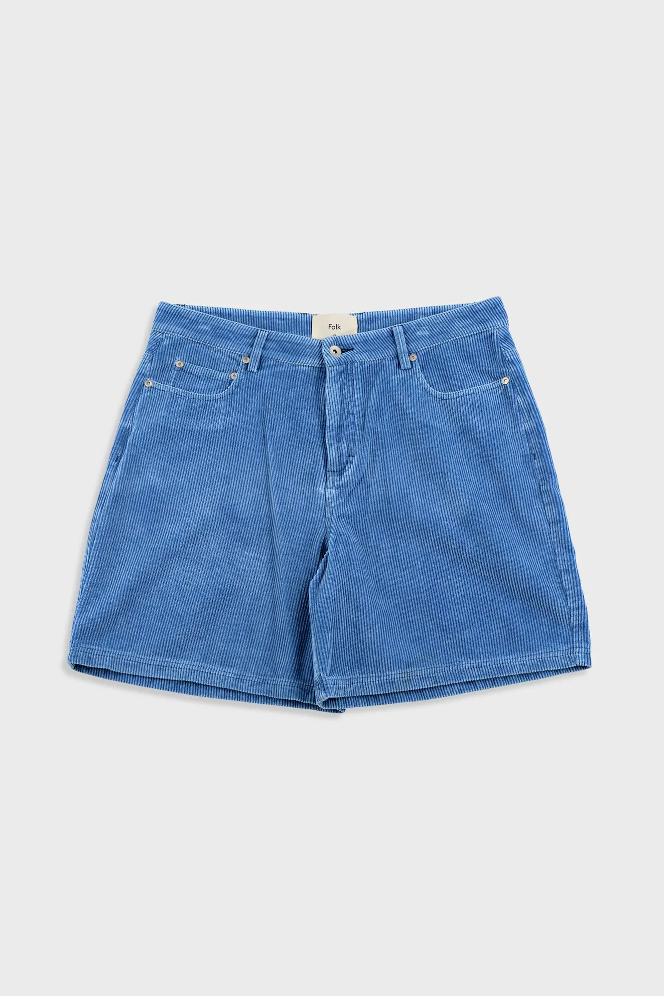Relaxed Jean Short - Soft Blue Cord sold by Folk product image thumbnail 2
