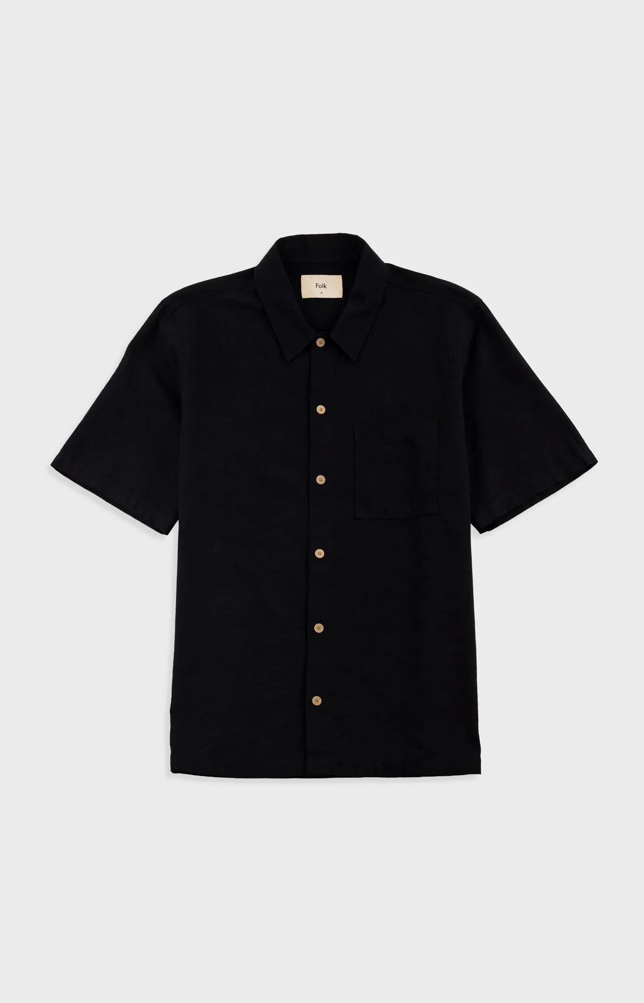 Gabe Shirt - Black sold by Folk