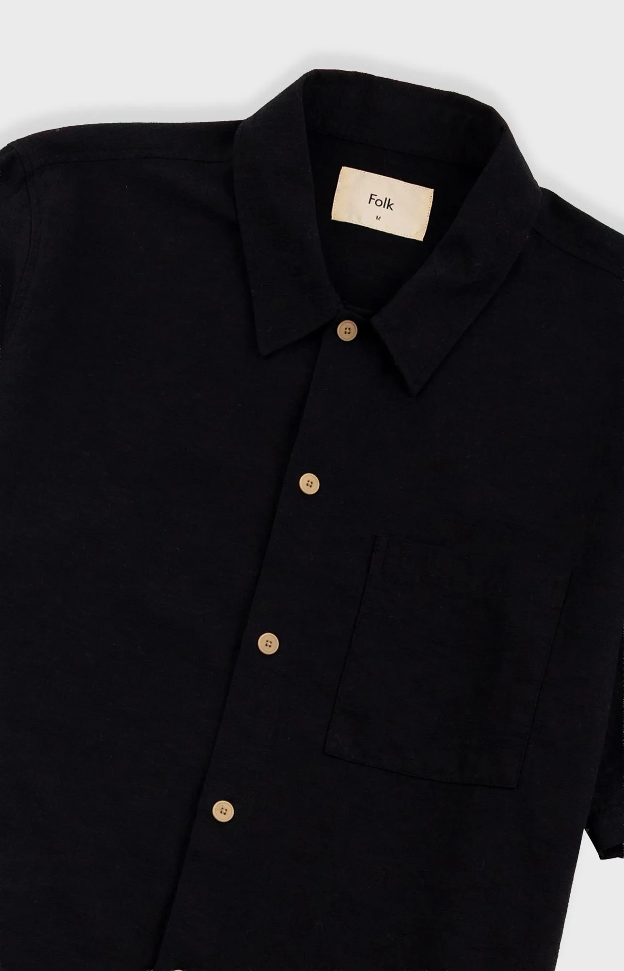 Gabe Shirt - Black sold by Folk product image thumbnail 5