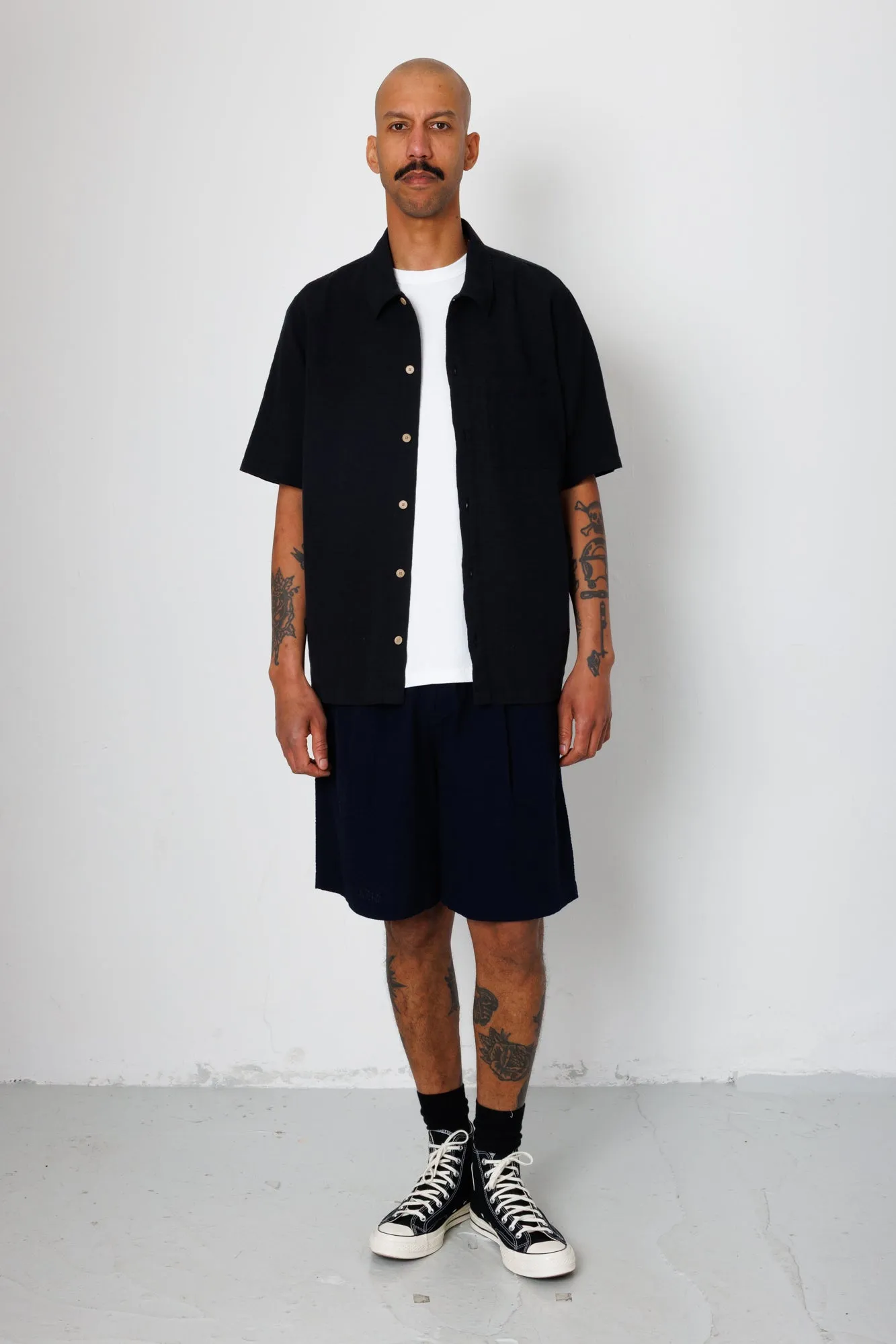 Gabe Shirt - Black sold by Folk product image thumbnail 2