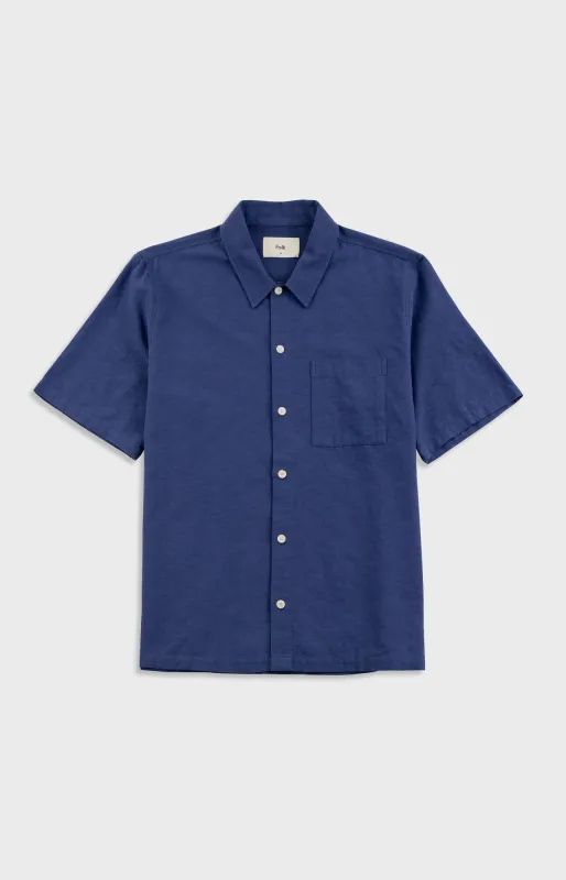 Gabe Shirt - Soft Navy made by Folk