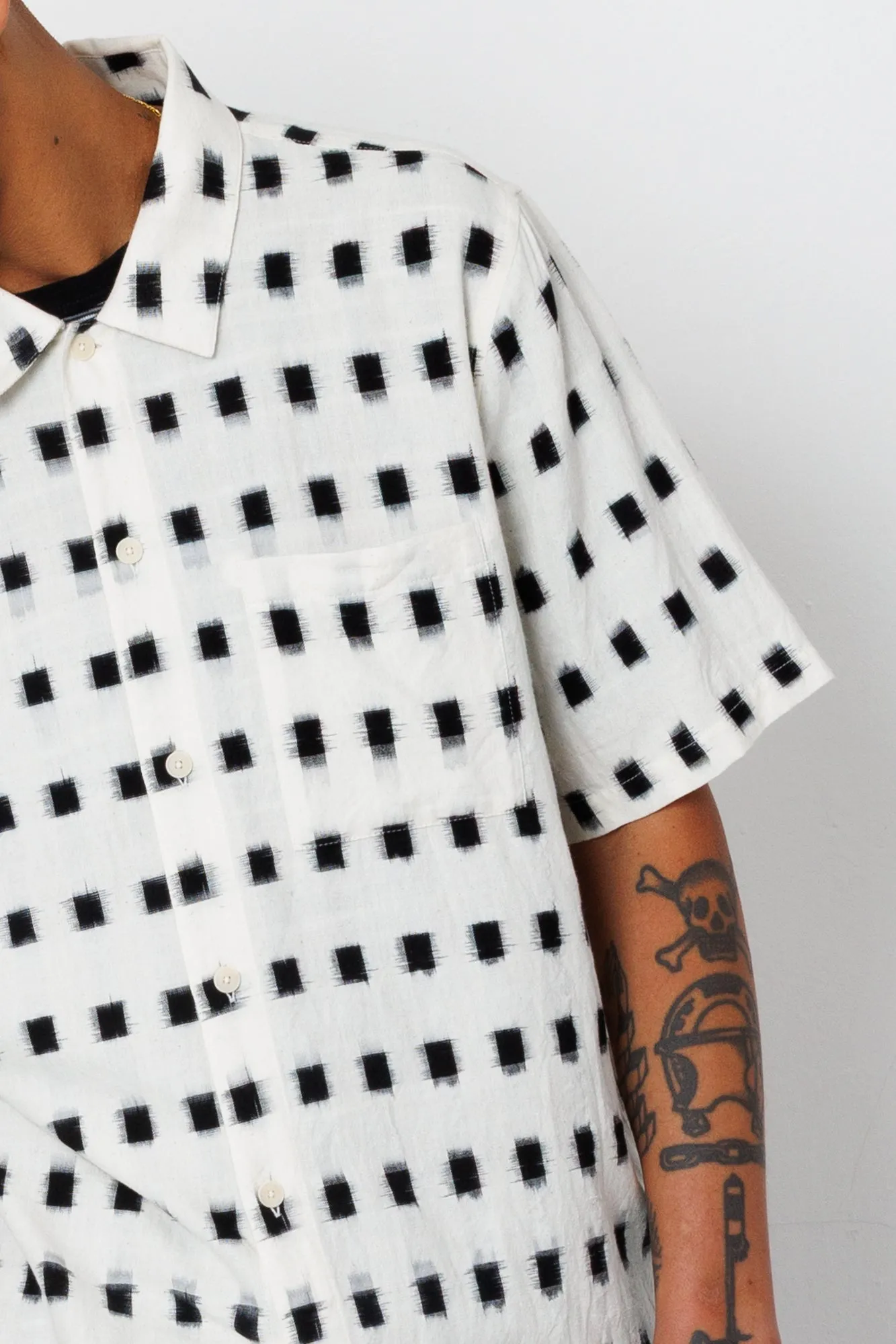 Gabe Shirt - Black Window Ikat | Folk x Goss Brothers sold by Folk product image thumbnail 5