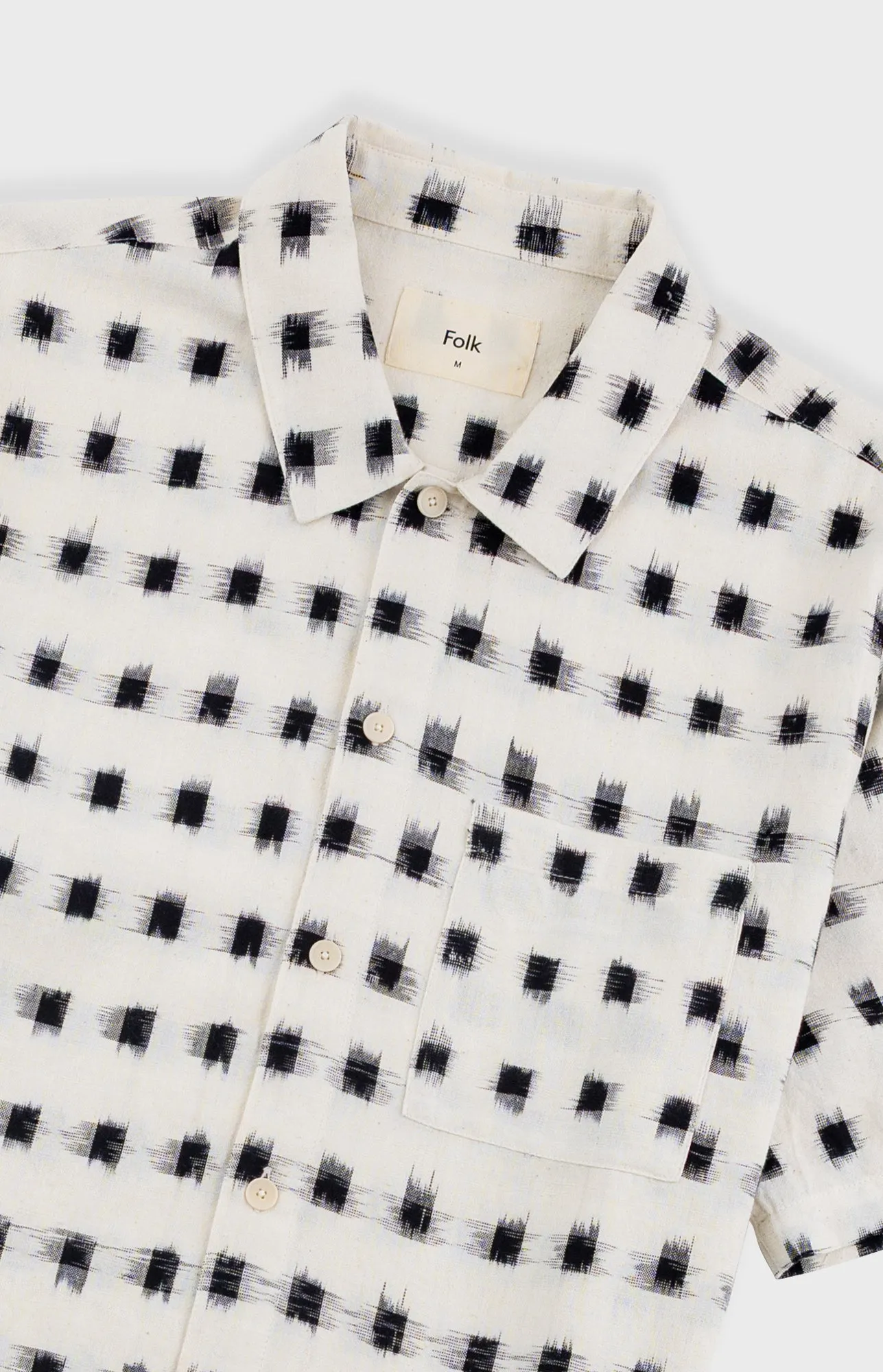 Gabe Shirt - Black Window Ikat | Folk x Goss Brothers sold by Folk product image thumbnail 4