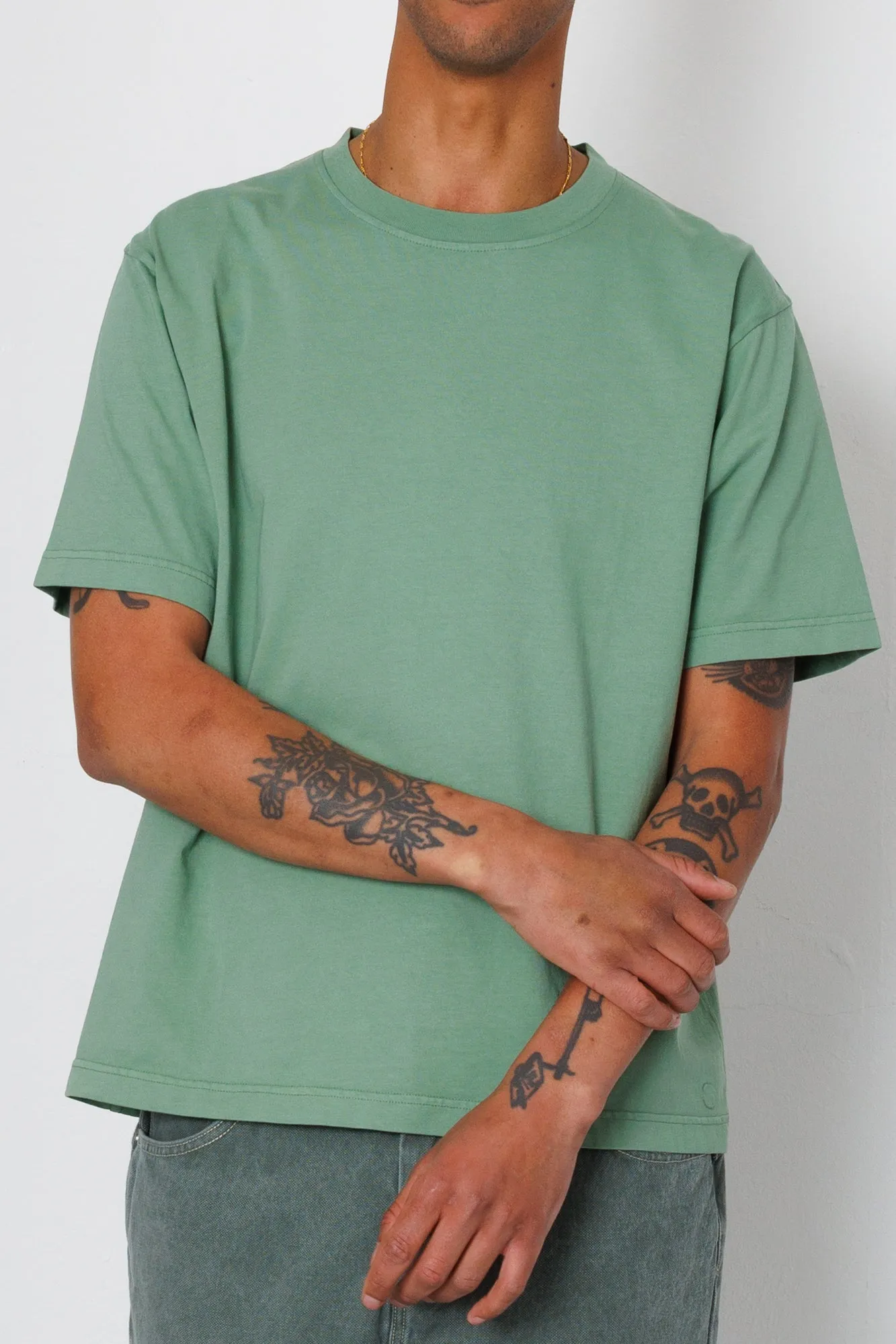 Easy Fit T-Shirt - Soft Green sold by Folk product image thumbnail 3