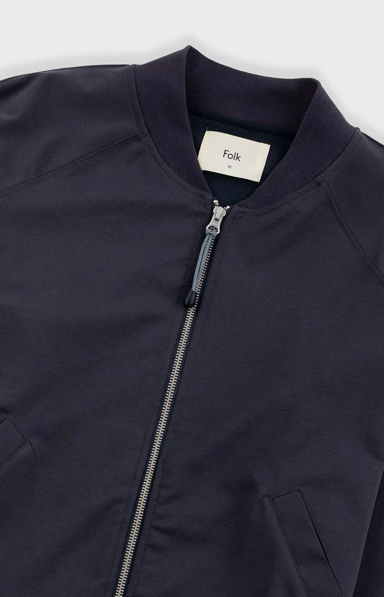 Pintuck Jersey Bomber - Charcoal sold by Folk product image thumbnail 4
