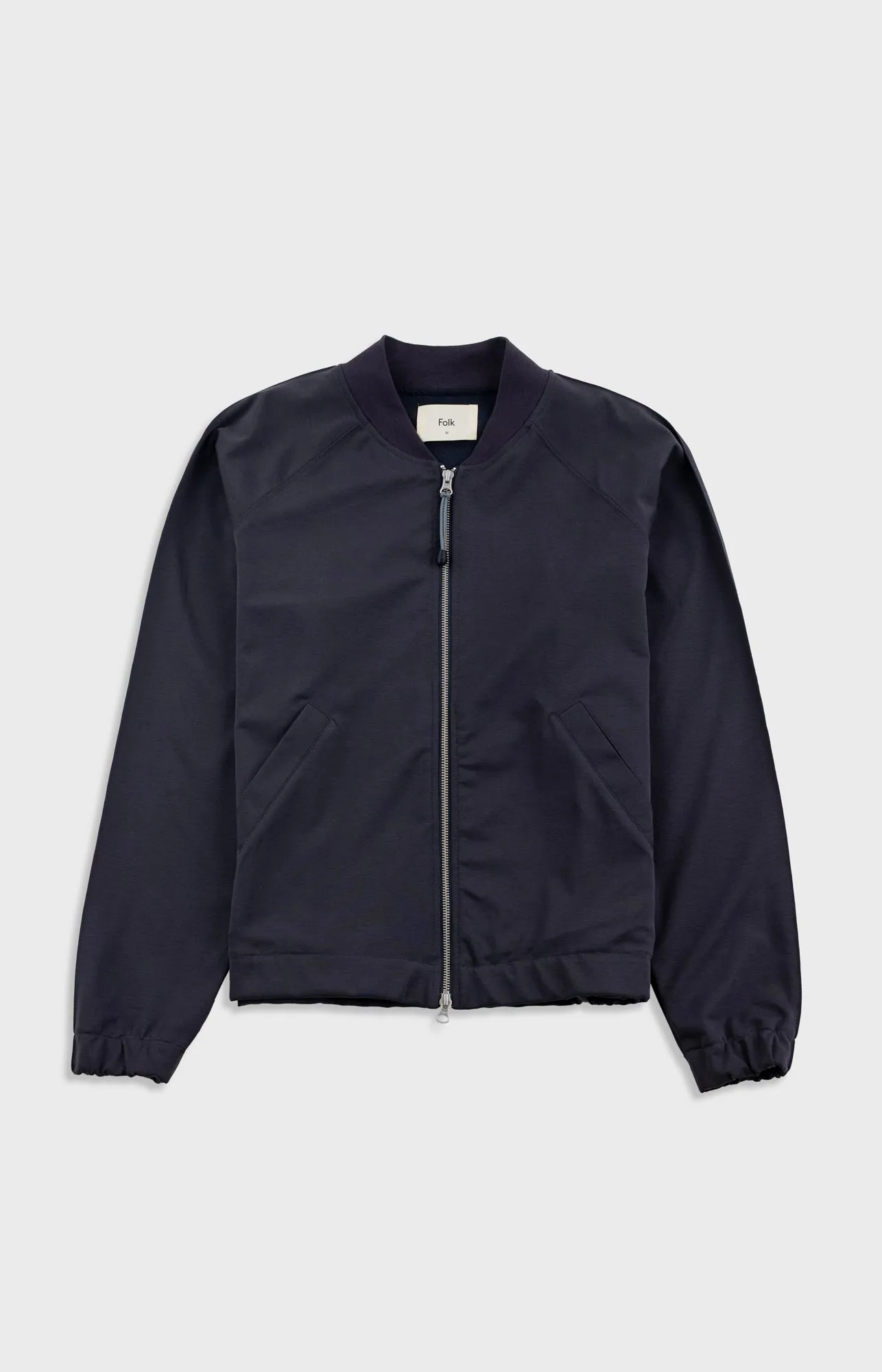 Pintuck Jersey Bomber - Charcoal sold by Folk
