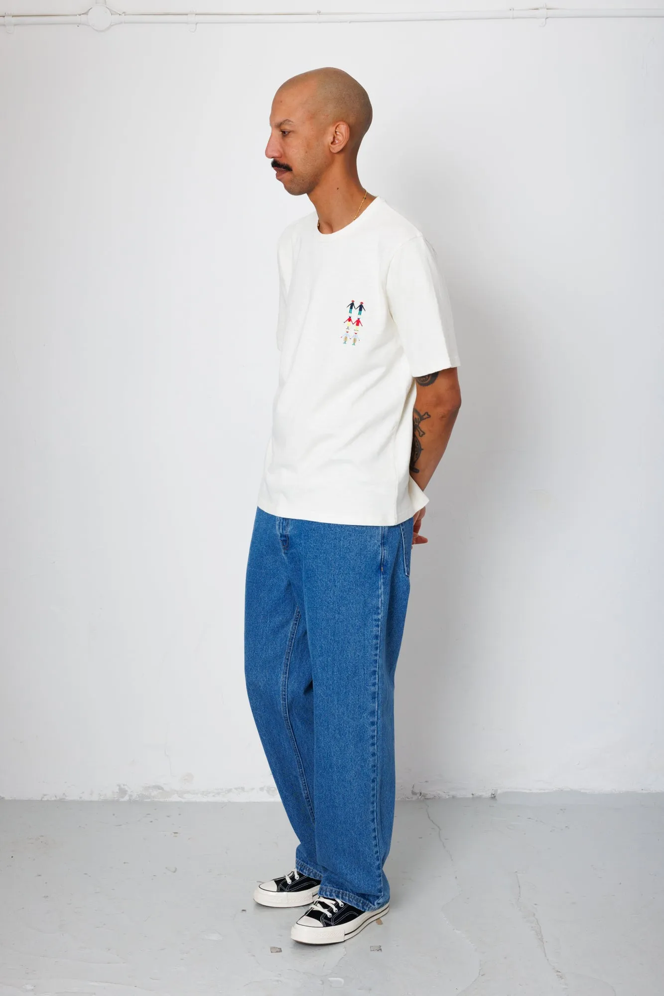People T-Shirt - Off White | END. Exclusive sold by Folk product image thumbnail 5