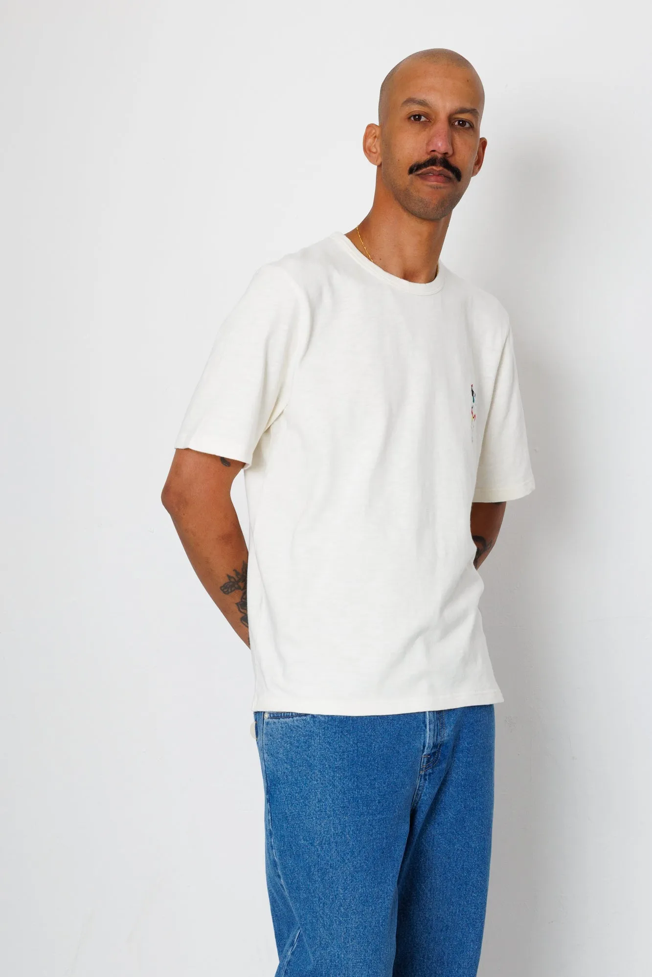 People T-Shirt - Off White | END. Exclusive sold by Folk product image thumbnail 4