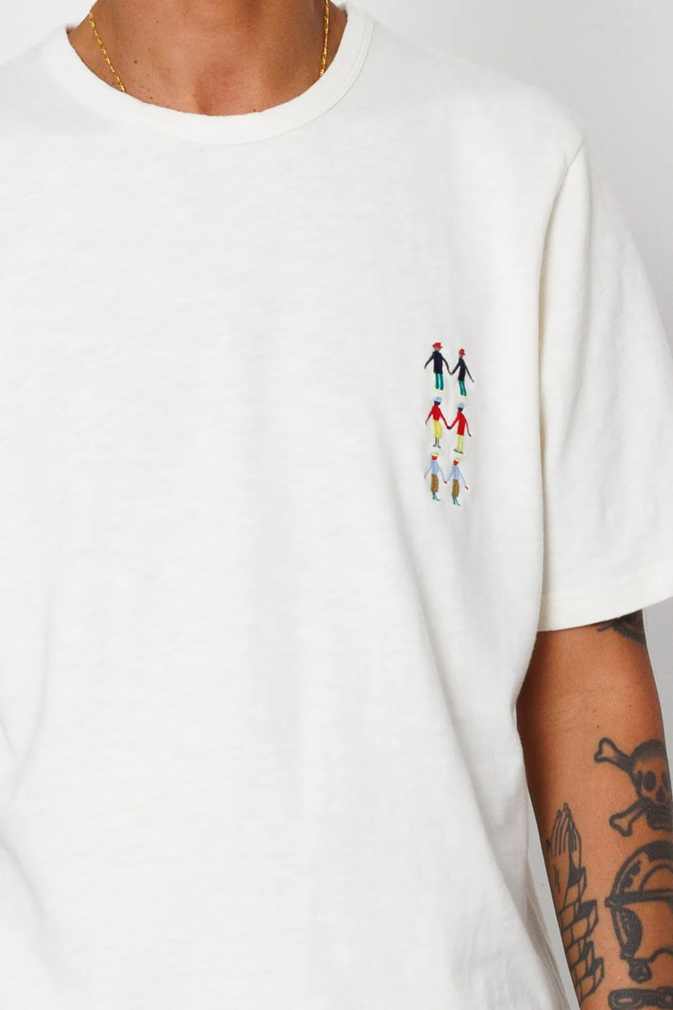 People T-Shirt - Off White | END. Exclusive sold by Folk product image thumbnail 2