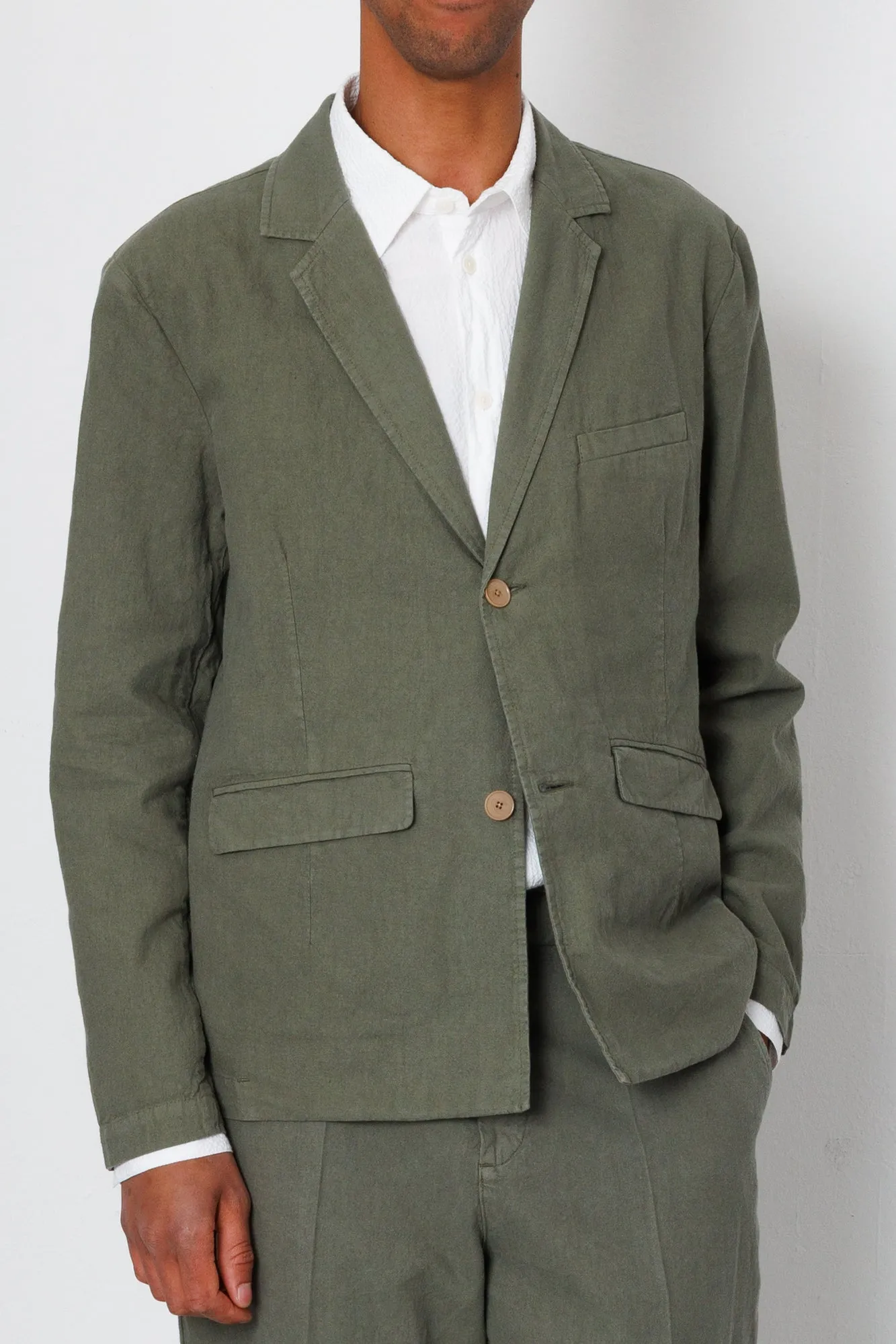 Lunar Blazer - Dark Sage sold by Folk product image thumbnail 4