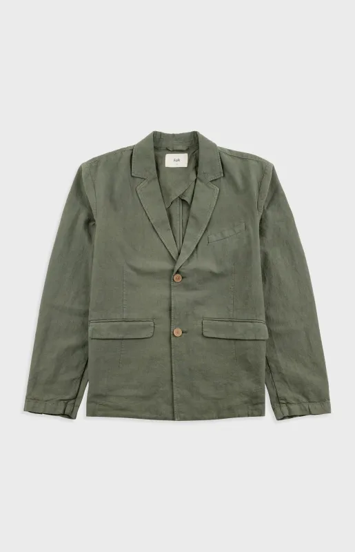 Lunar Blazer - Dark Sage made by Folk