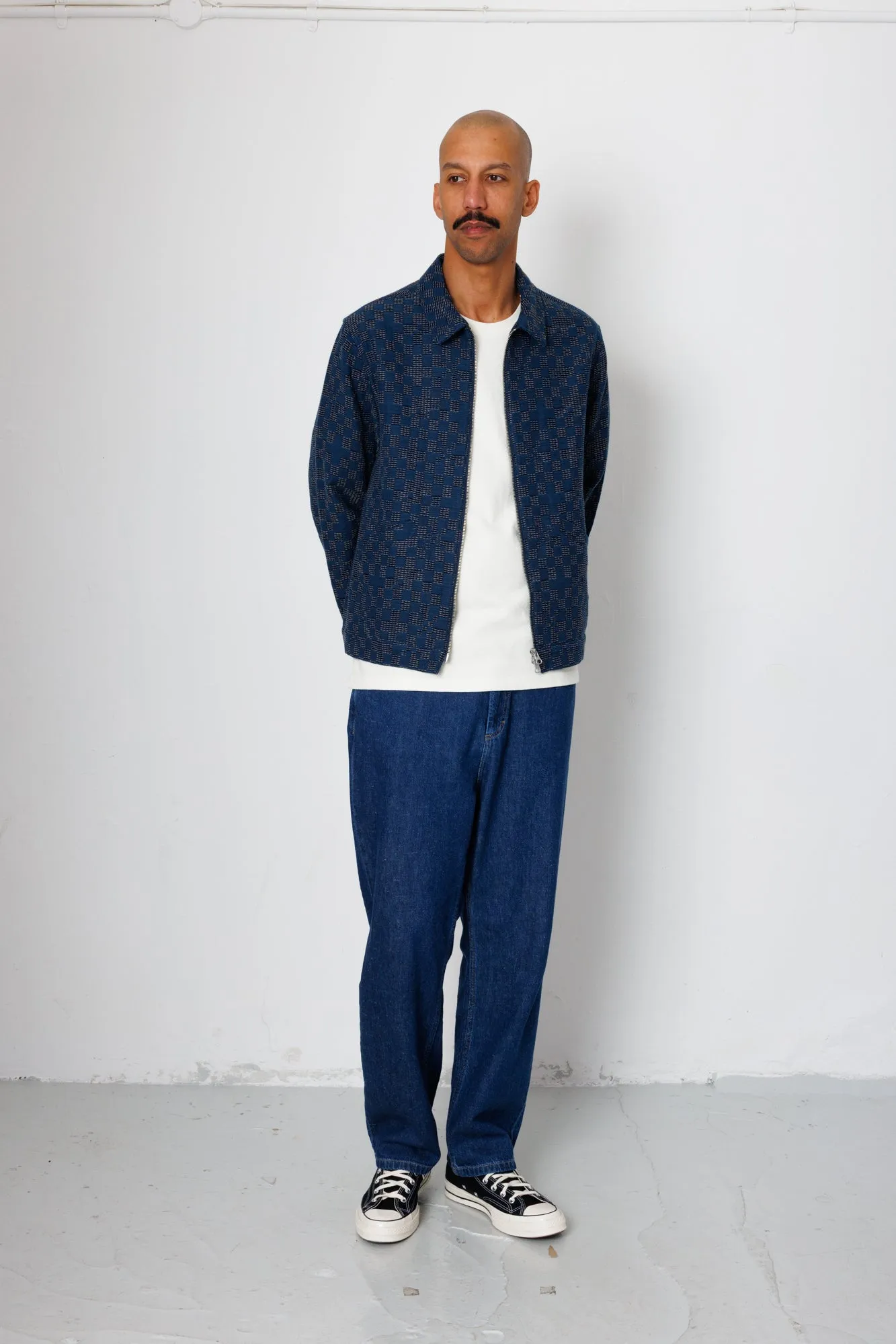 Barrel Leg Jean - Mid Slub Denim sold by Folk product image thumbnail 2