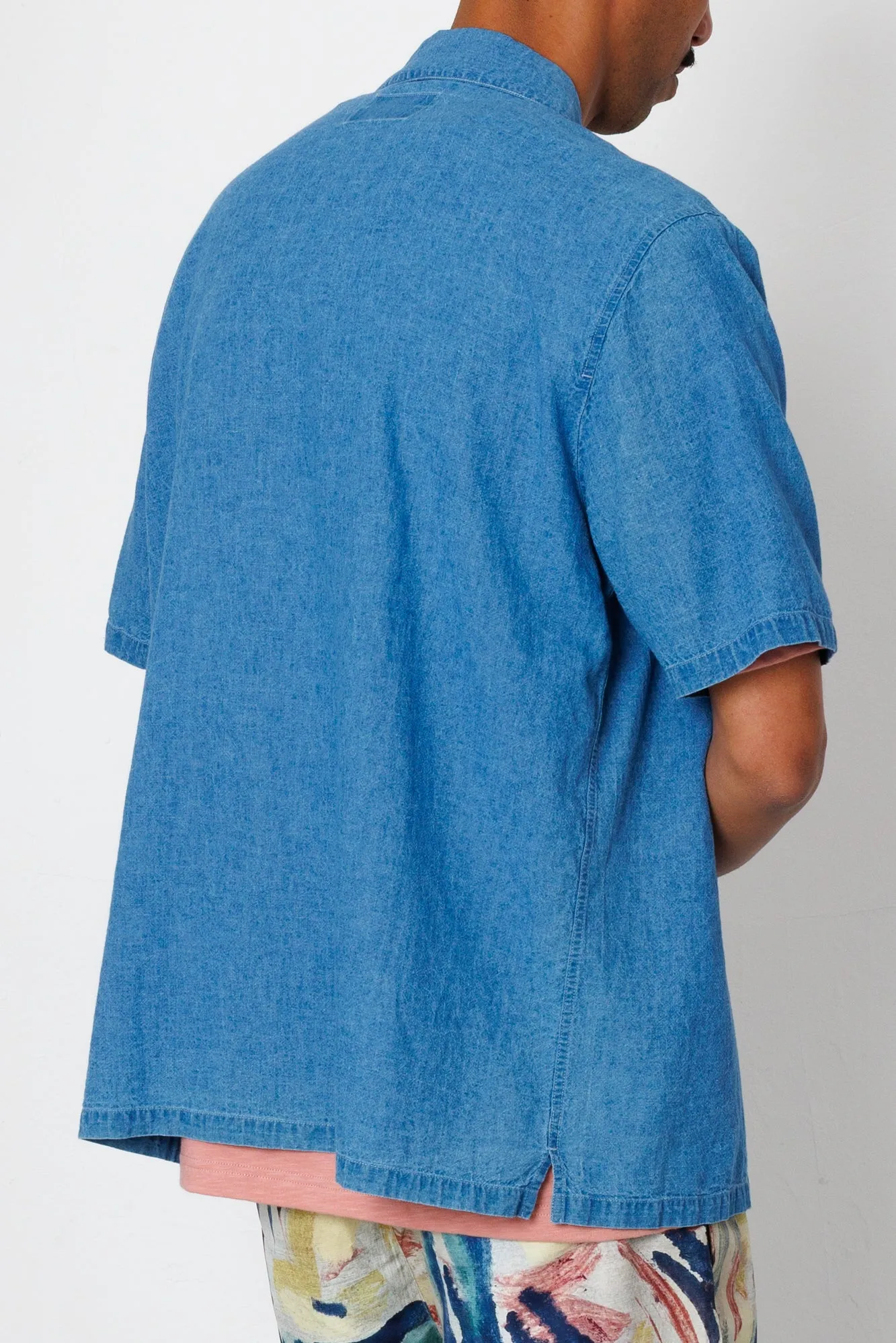 Gabe Shirt - Indigo Linen sold by Folk product image thumbnail 5