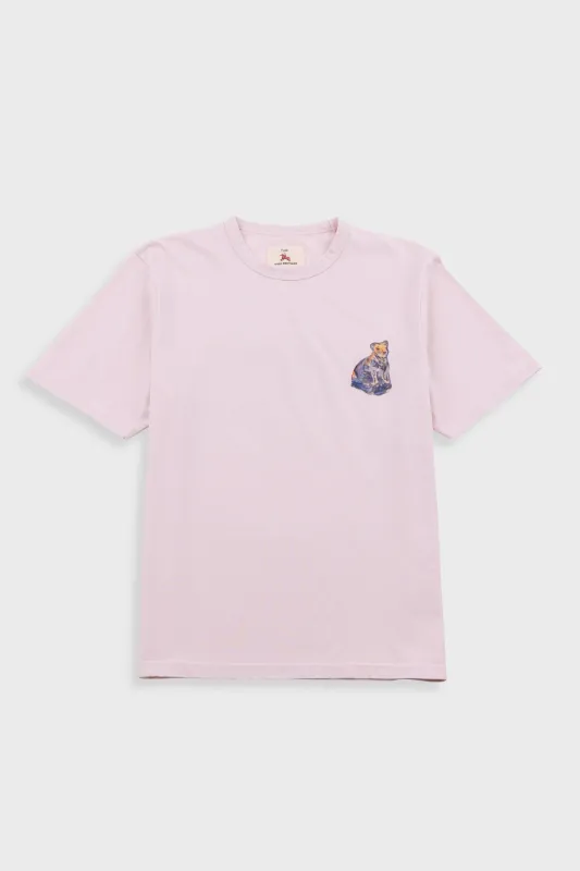 Relaxed T-Shirt - Light Pink Jungle Cat | Folk x Goss Brothers made by Folk