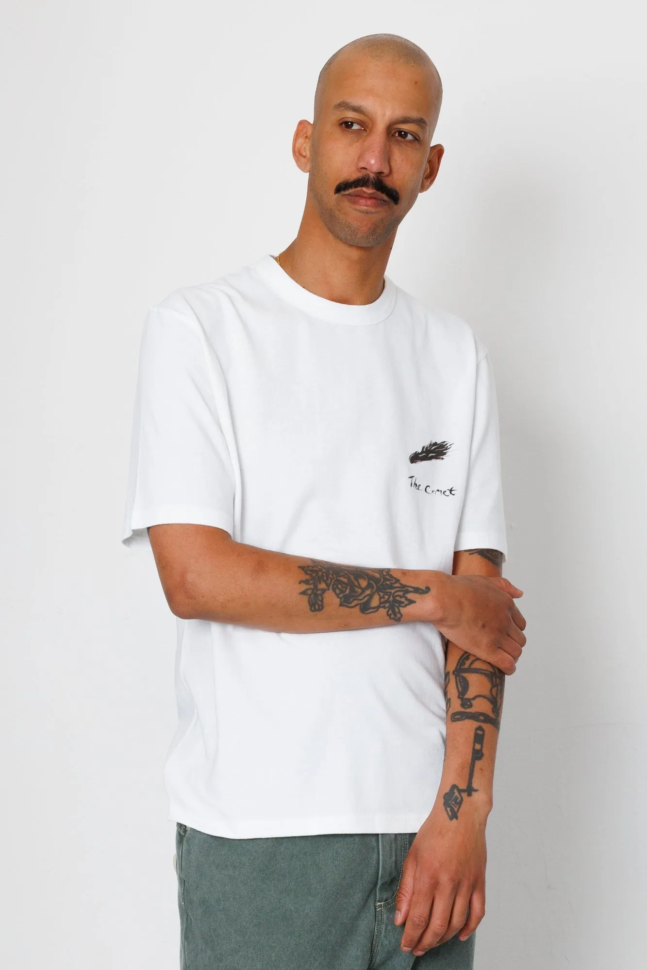 Relaxed T-Shirt - White Comet | Folk x Goss Brothers sold by Folk product image thumbnail 5