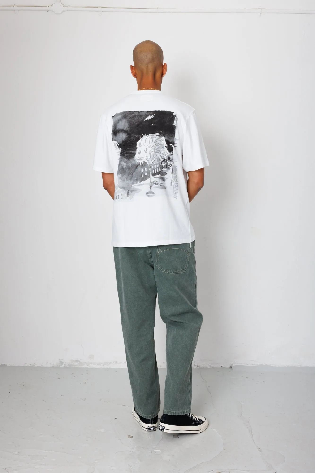 Relaxed T-Shirt - White Comet | Folk x Goss Brothers sold by Folk product image thumbnail 3
