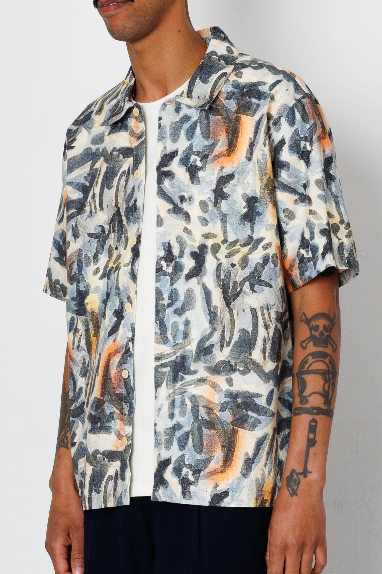Gabe Shirt - Jungle Cat Print | Folk x Goss Brothers sold by Folk product image thumbnail 3