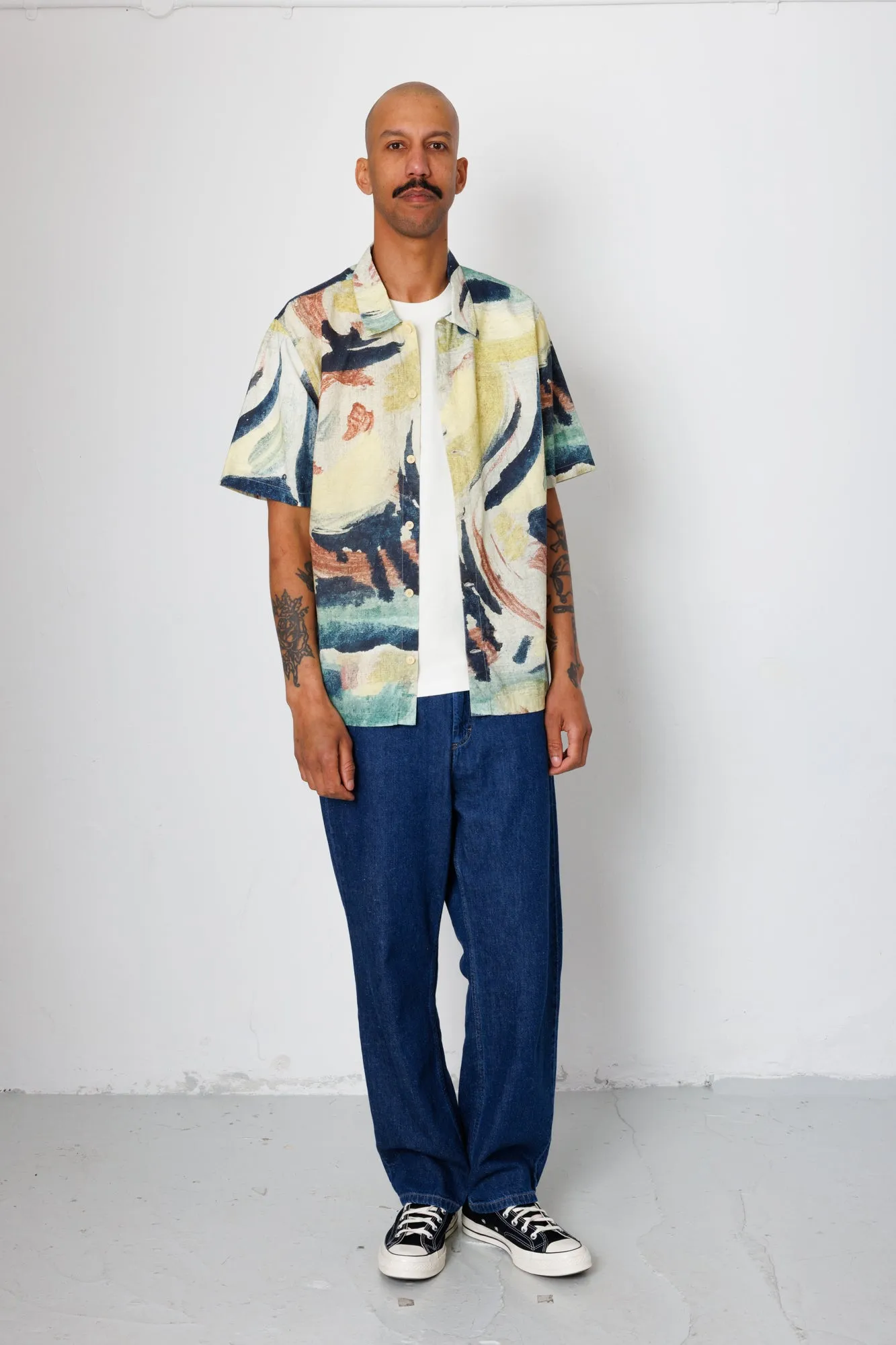 Gabe Shirt - Paradiso Print | Folk x Goss Brothers sold by Folk product image thumbnail 2