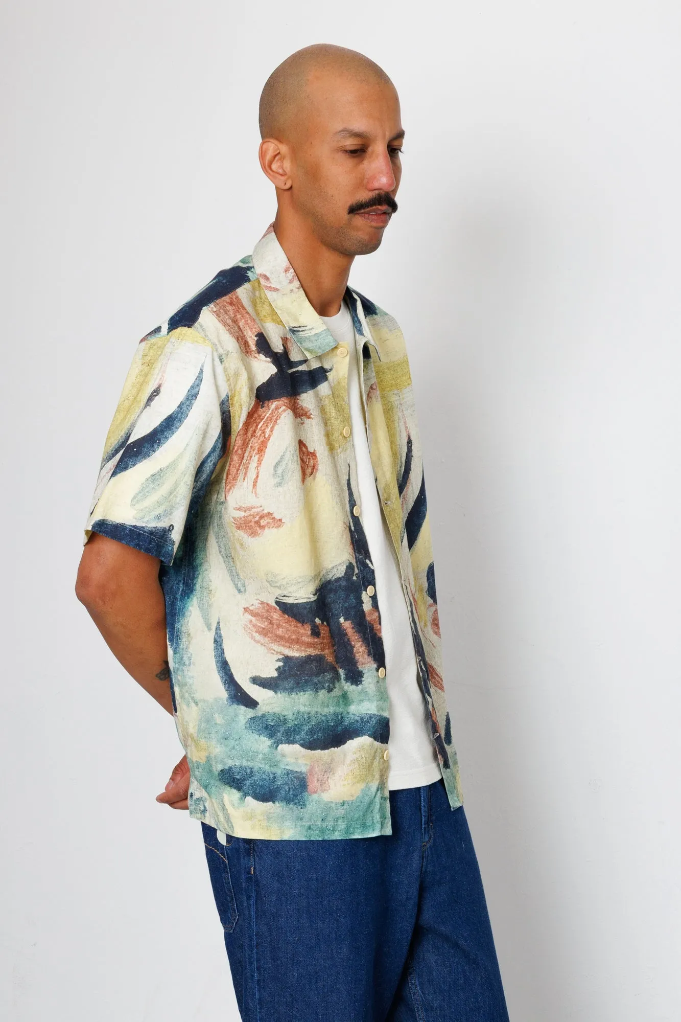 Gabe Shirt - Paradiso Print | Folk x Goss Brothers sold by Folk product image thumbnail 3