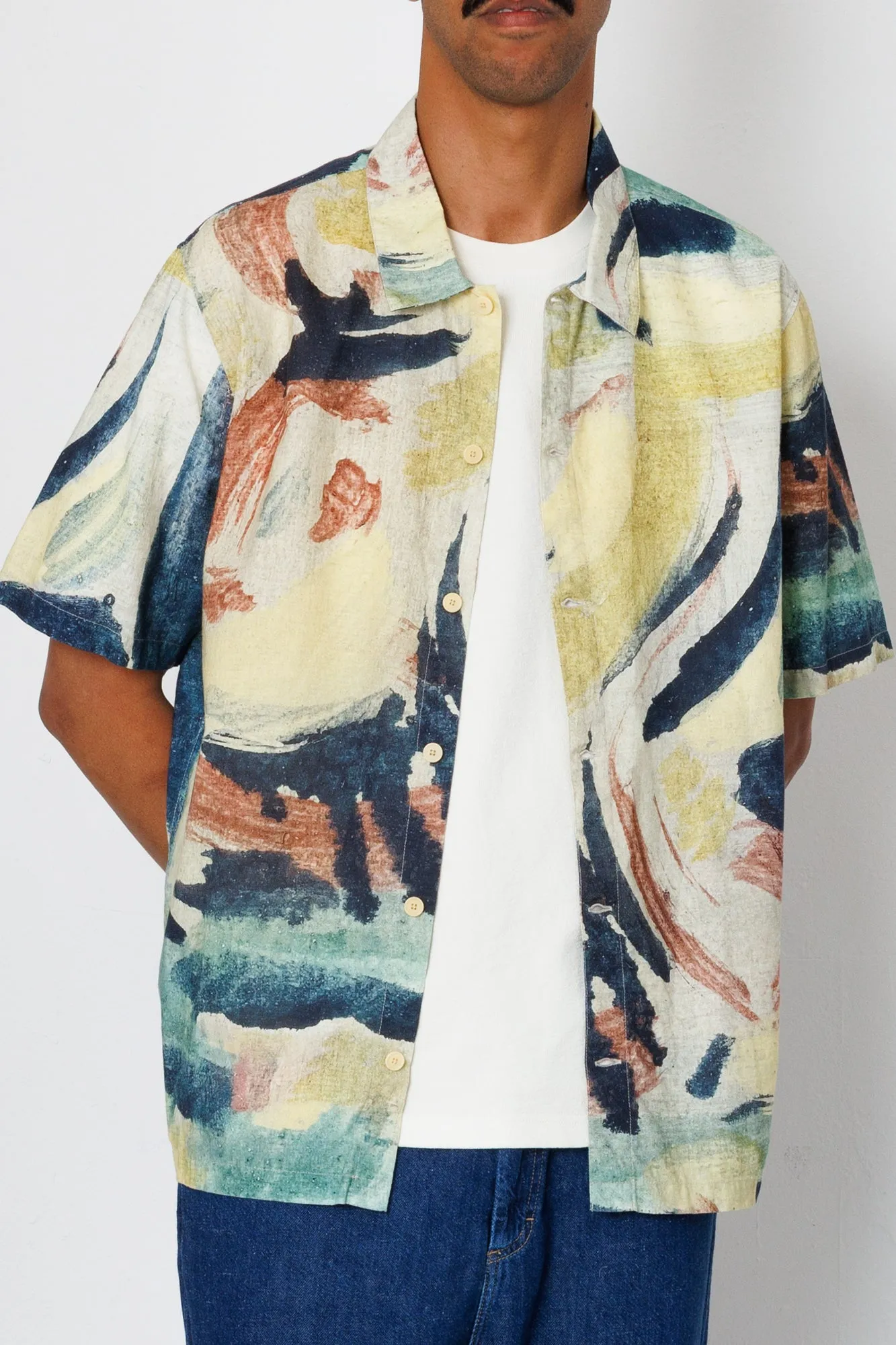 Gabe Shirt - Paradiso Print | Folk x Goss Brothers sold by Folk product image thumbnail 4