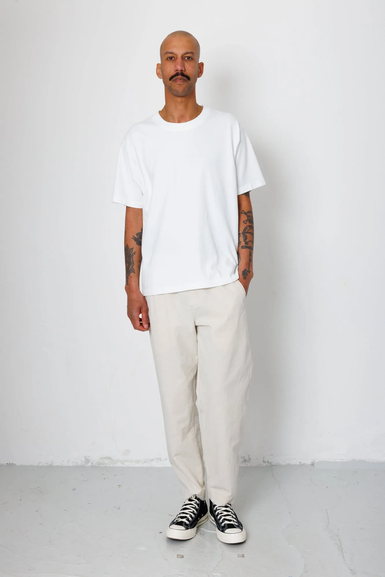 Easy Fit T-Shirt - White sold by Folk product image thumbnail 2
