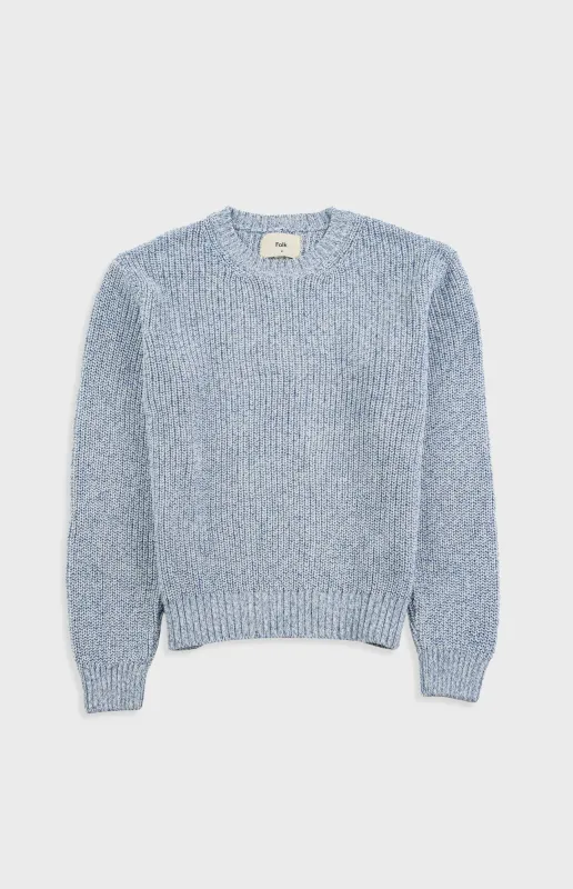 Chain Crew - Melange Light Blue made by Folk