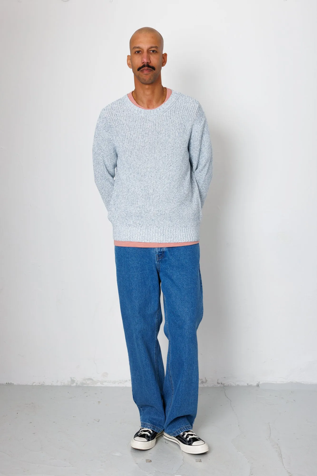 Chain Crew - Melange Light Blue sold by Folk product image thumbnail 2