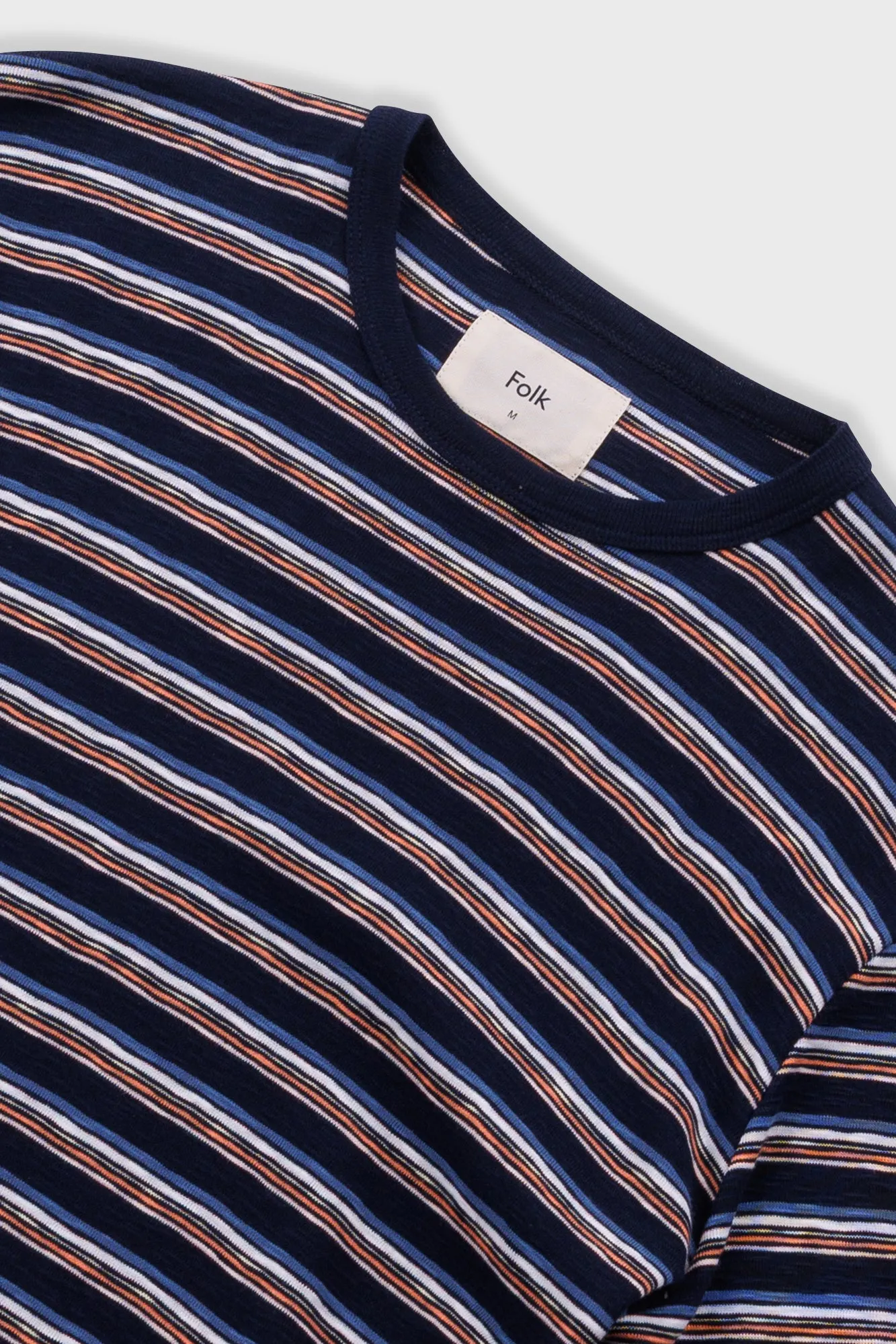 Multistripe T-Shirt - Blue Jungle Cat Stripe sold by Folk product image thumbnail 4